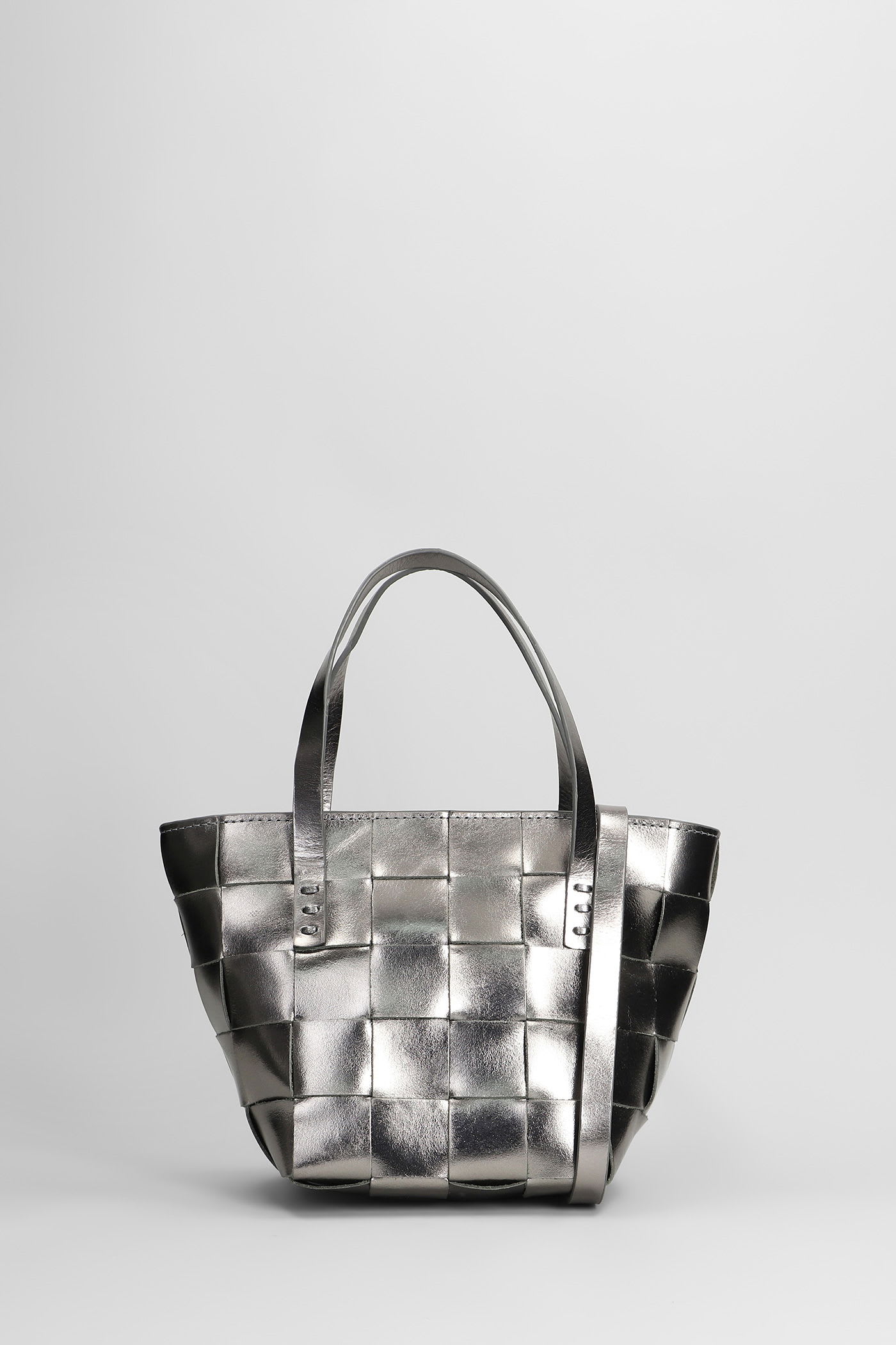 Japan Mini Shoulder Bag In Gunmetal Leather