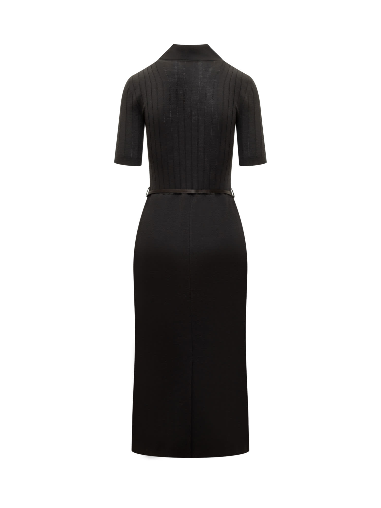 Shop Givenchy Voyou Polo Dress In Black