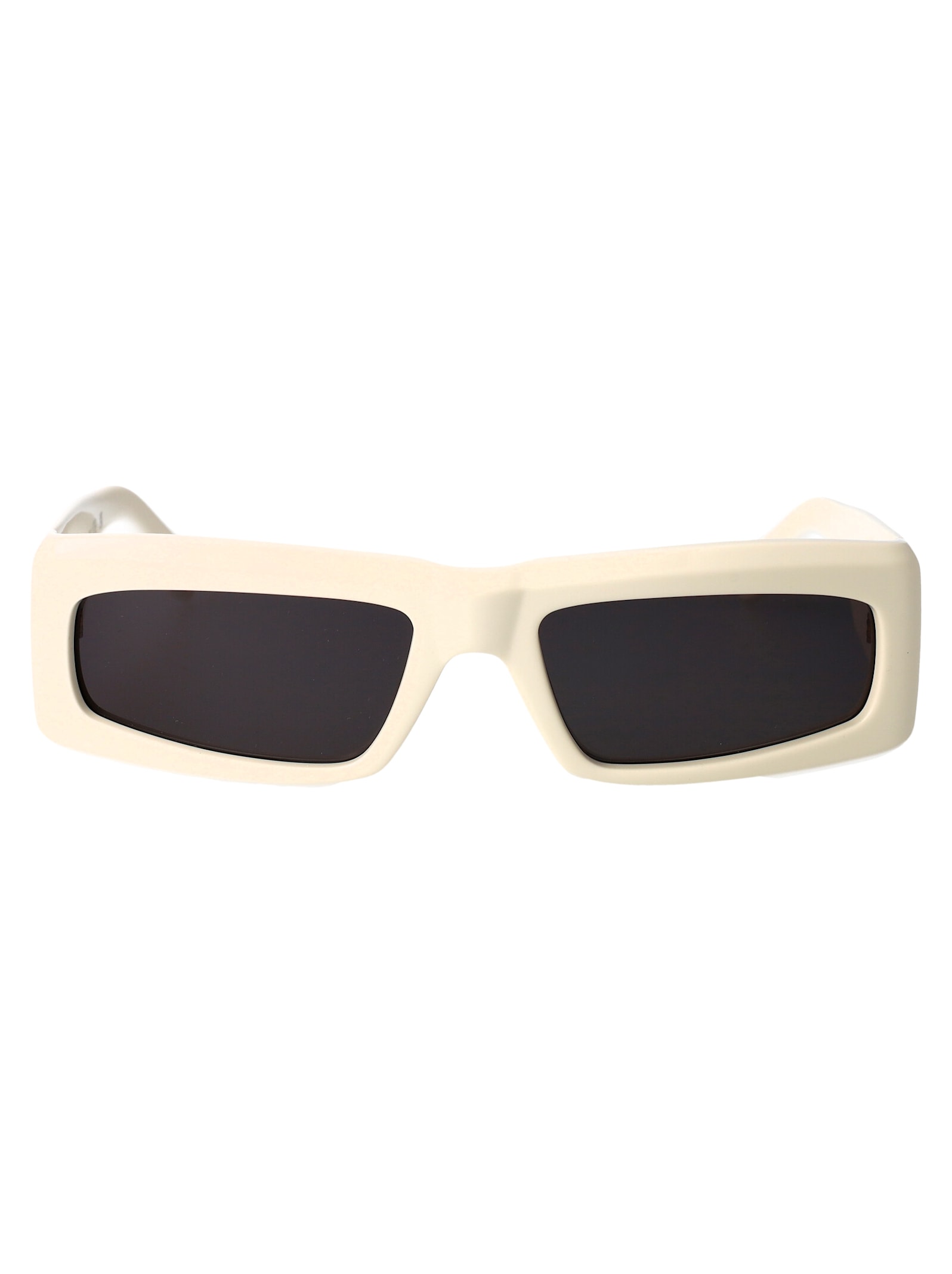 Shop Palm Angels Yreka Sunglasses In 0107 White