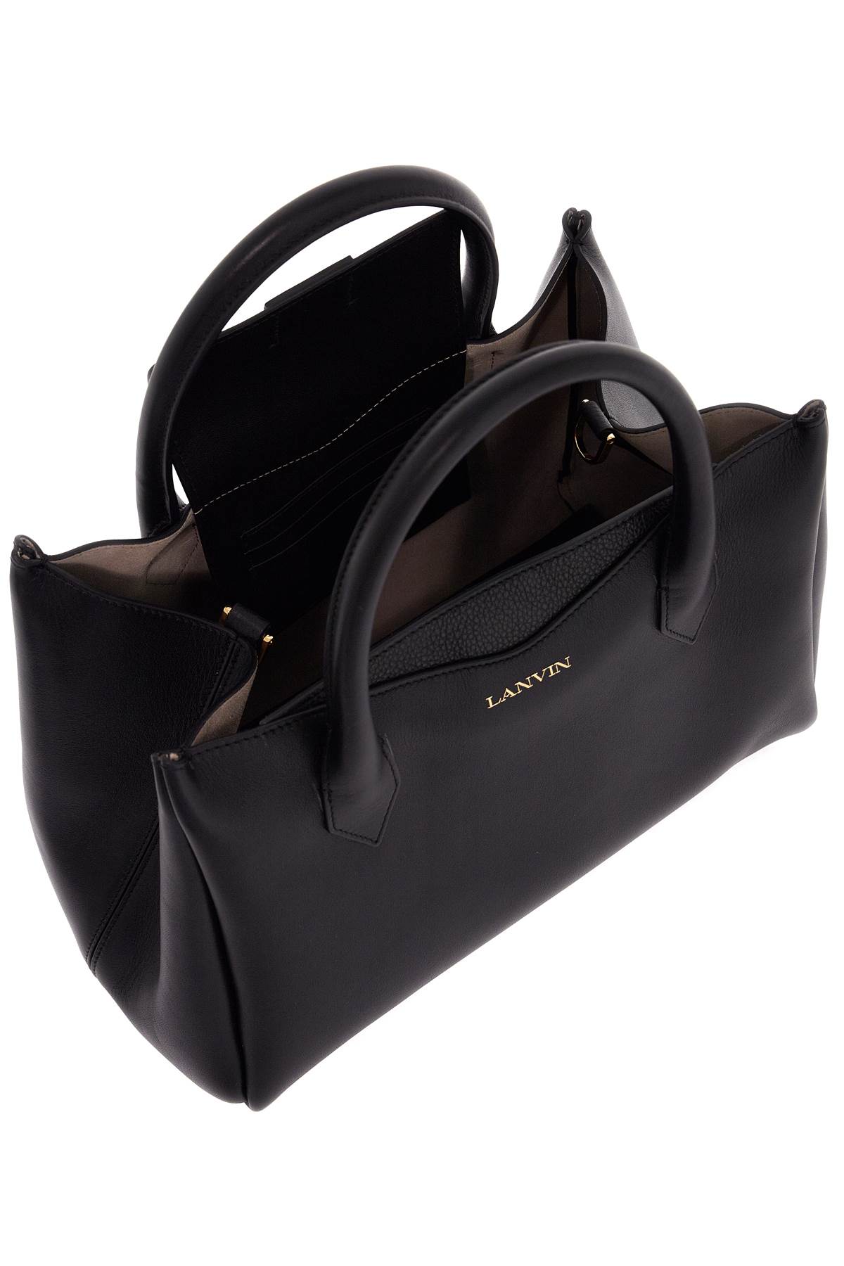 Shop Lanvin Handbag Loctave In Noir (black)