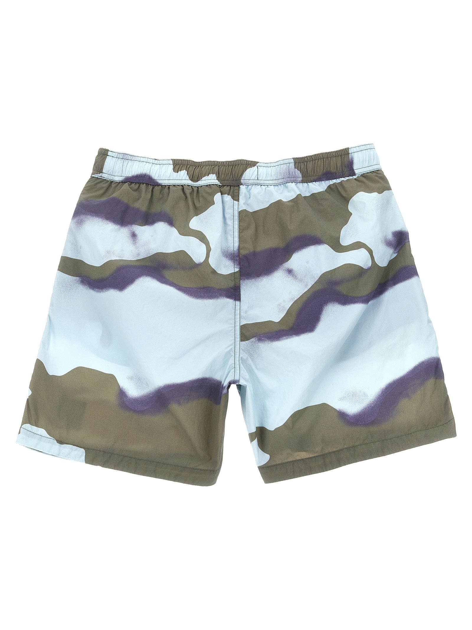 Stone Island Logo Patch Swim Shorts