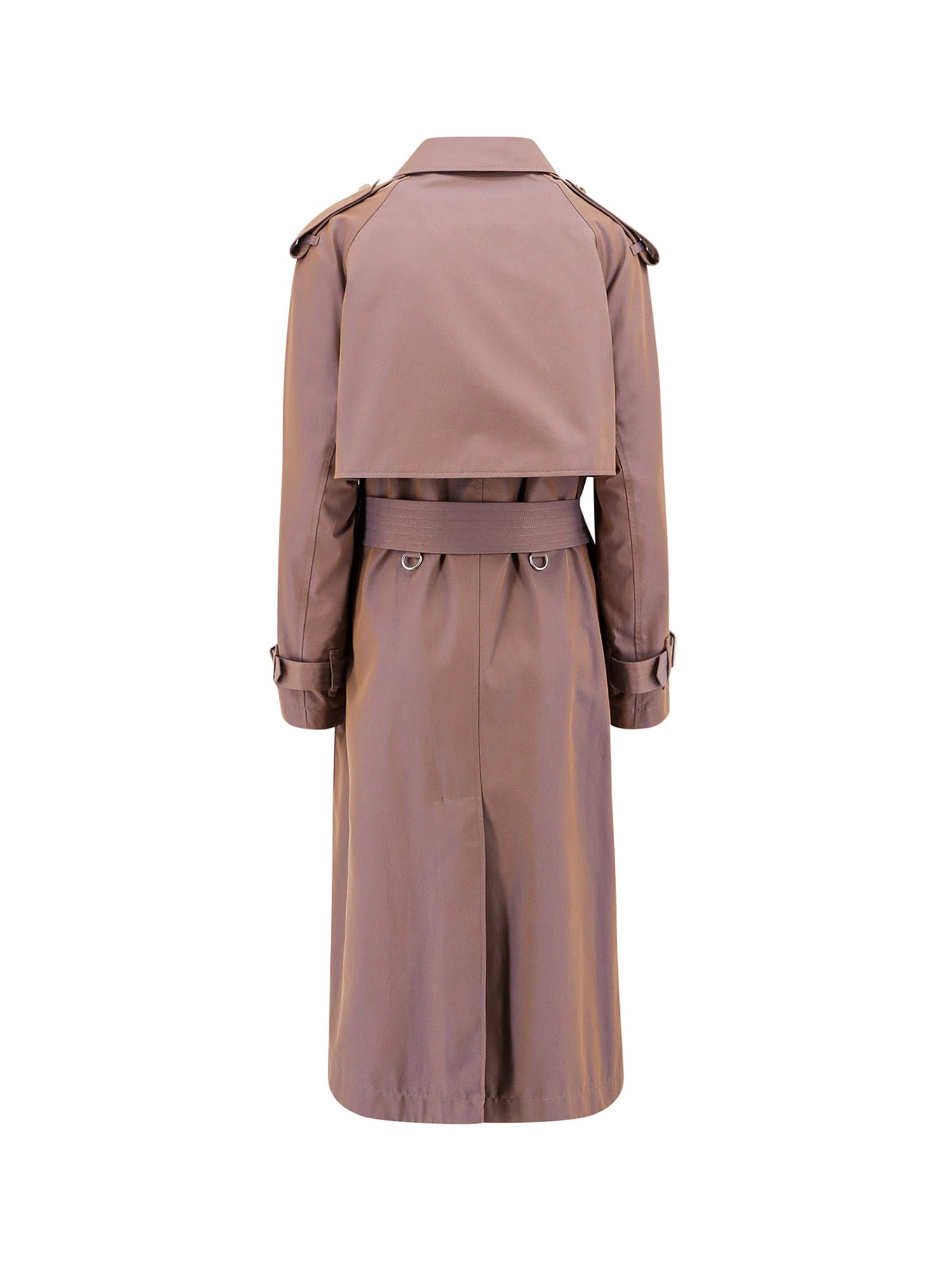 Shop Burberry Trench In Brown
