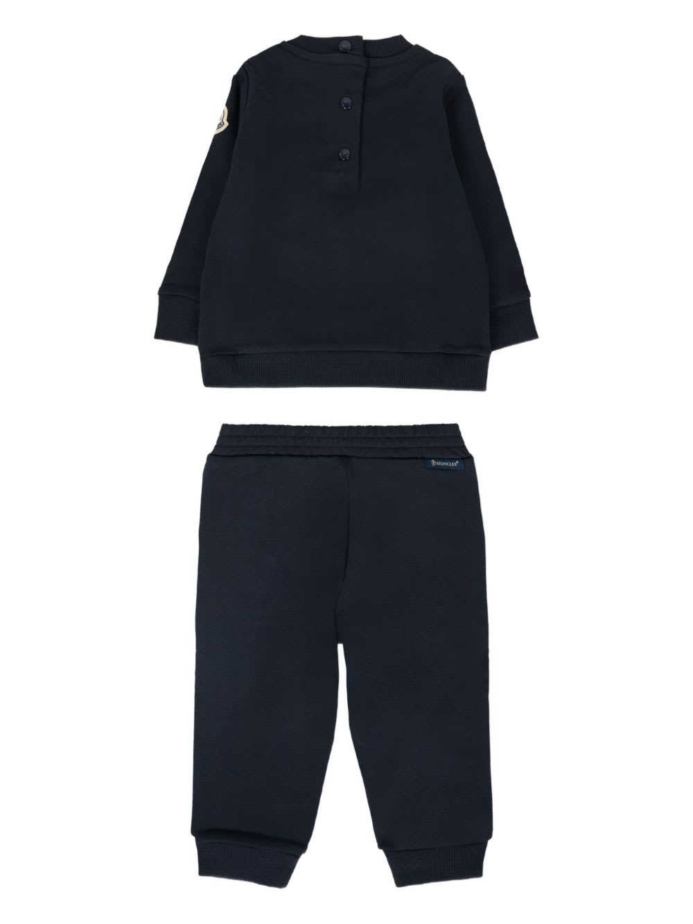 Moncler Enfant Teddy Tracksuit In Blue