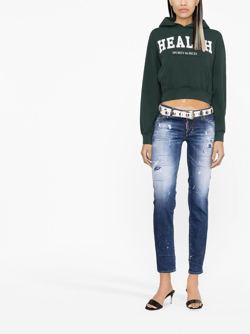 Dsquared2 Blue Denim Tidy Jeans In Blue