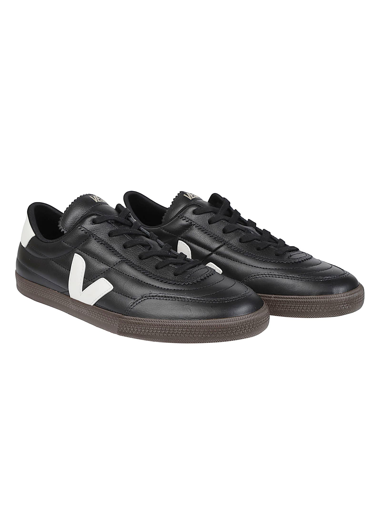 Veja Panenka Quilted Leather Sneakers In Black