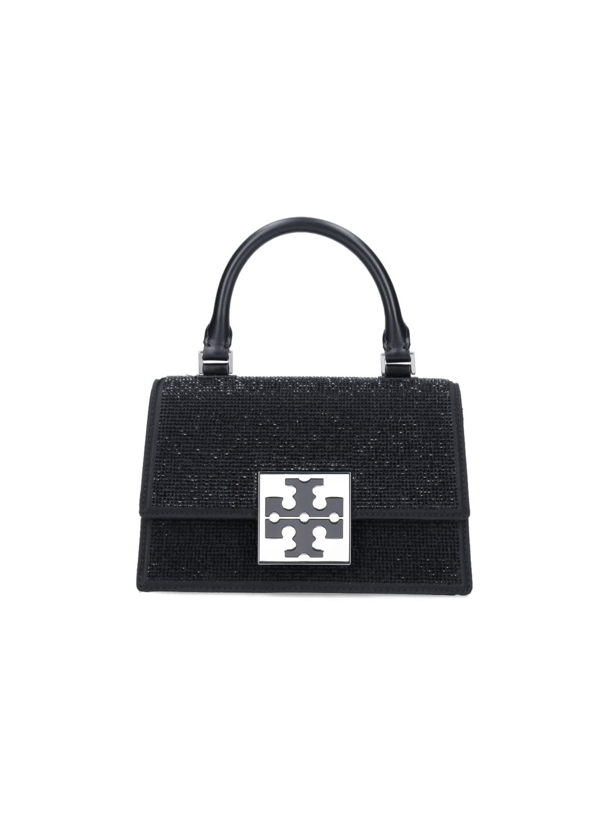 Shop Tory Burch Bon Bon Mini Bag In Black