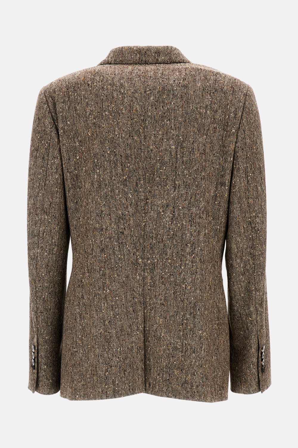 Alberto Biani Double-breasted Blazer In Animal Print