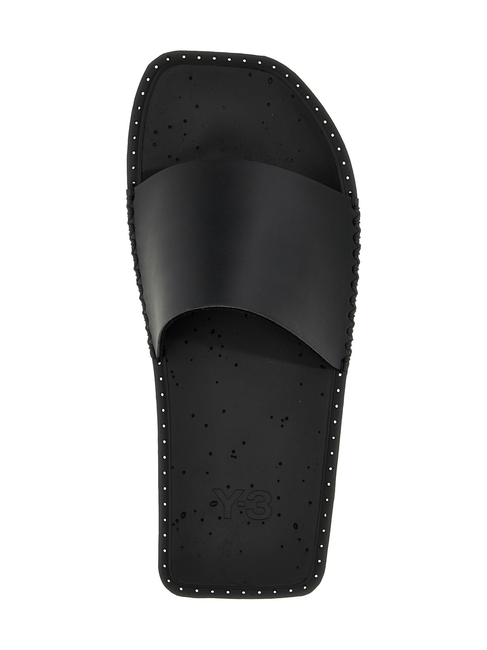 Shop Y-3 Water Slide Sandals In Black