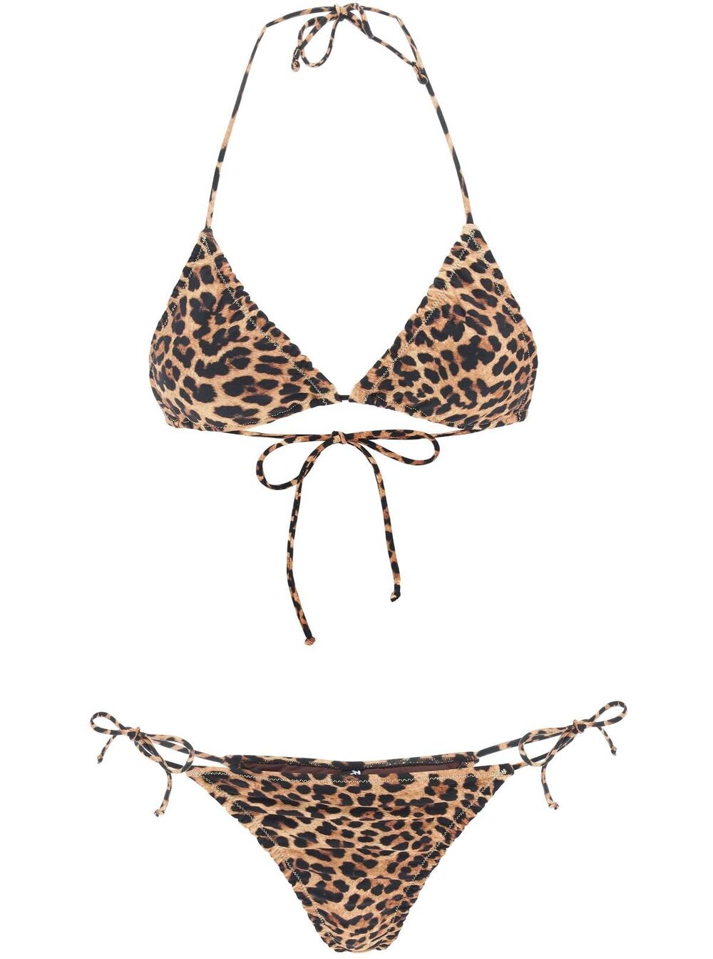 Reina Olga Womans Bikini In Econyl With Leopard Pattern