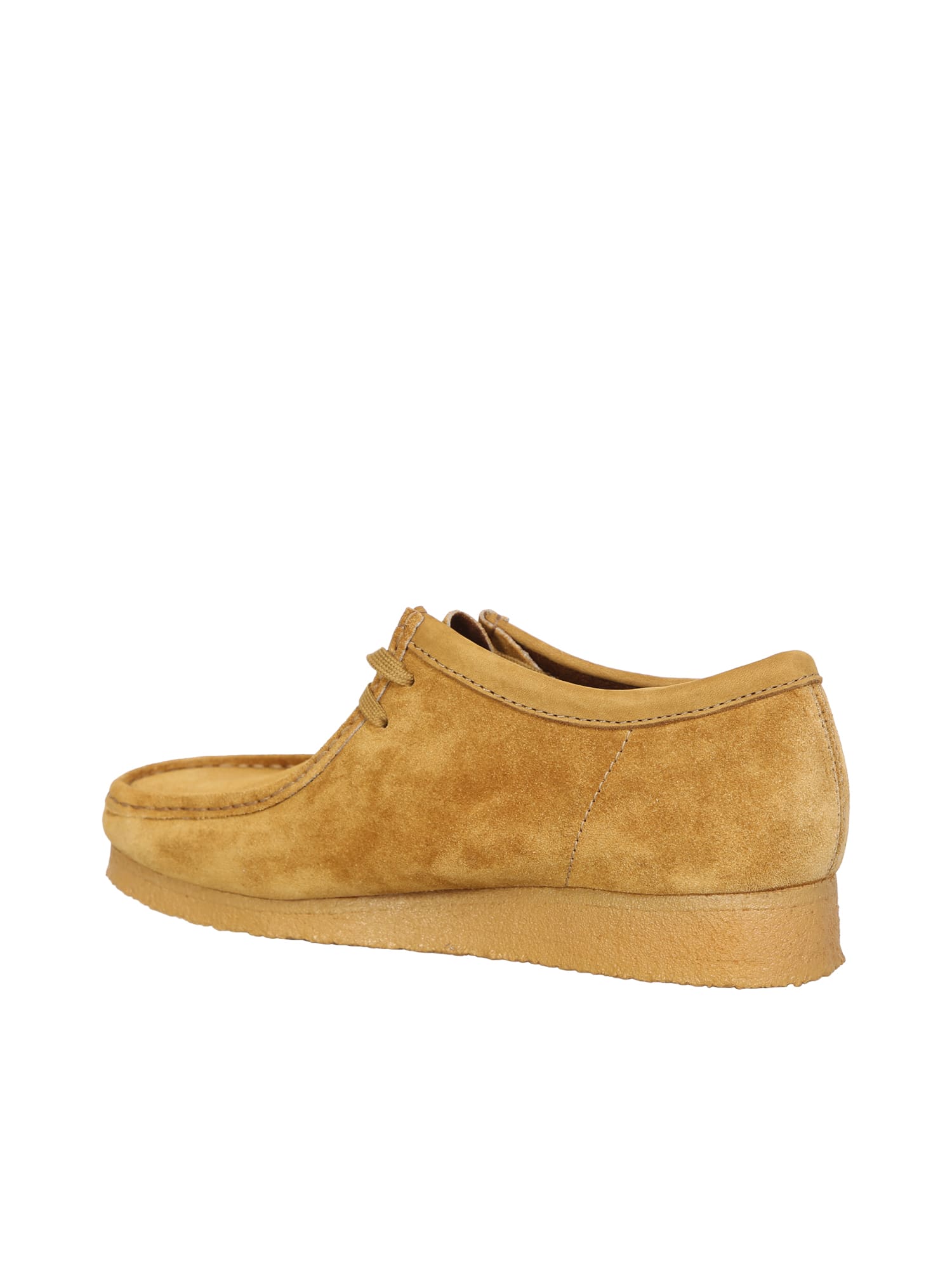 Shop Clarks Wallabee Light Brown Ankle Boots
