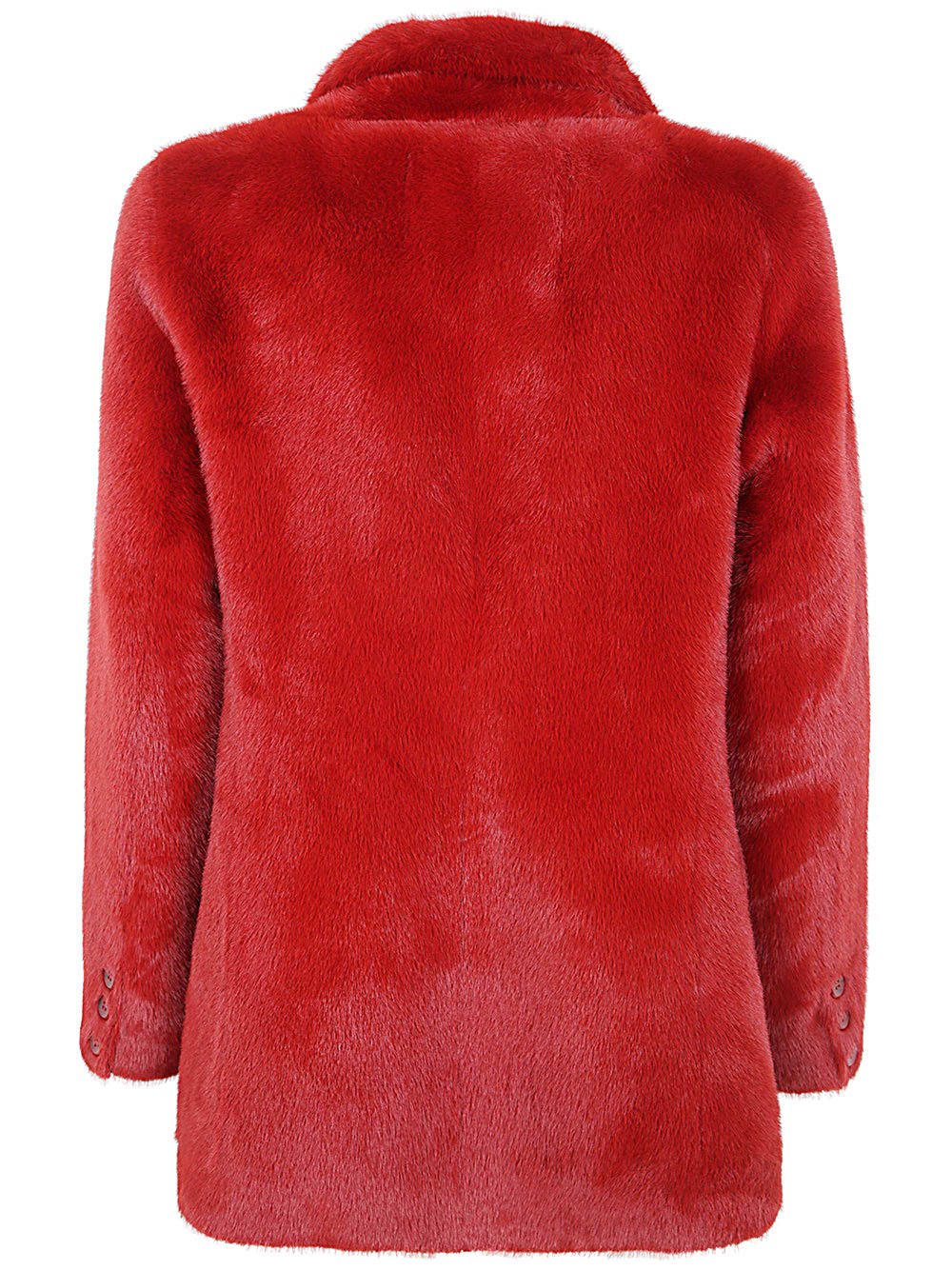 Shop Valentini 1972 Eco Mink Fur In Cherry