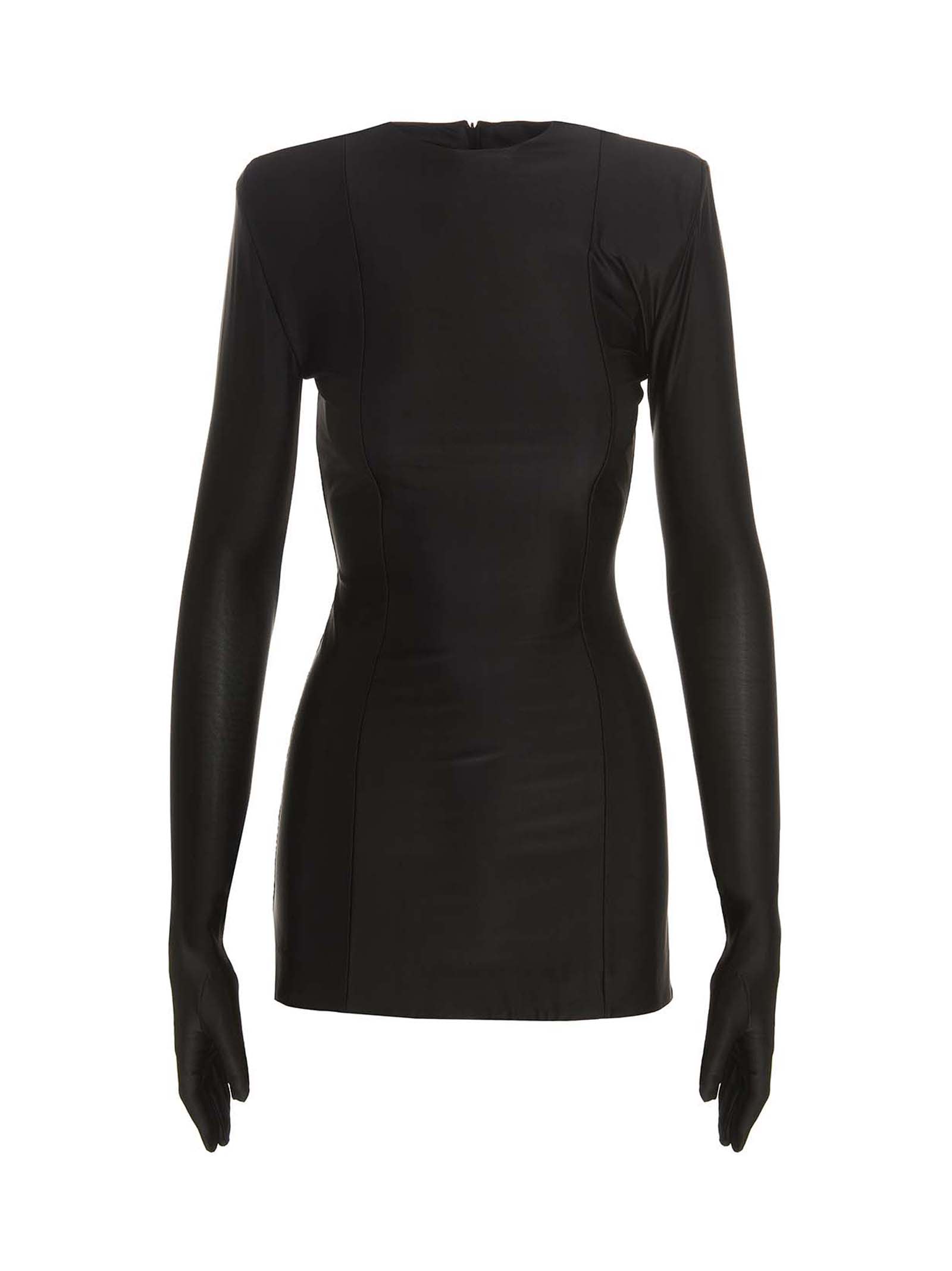 Shop Vetements Diva Dress In Black