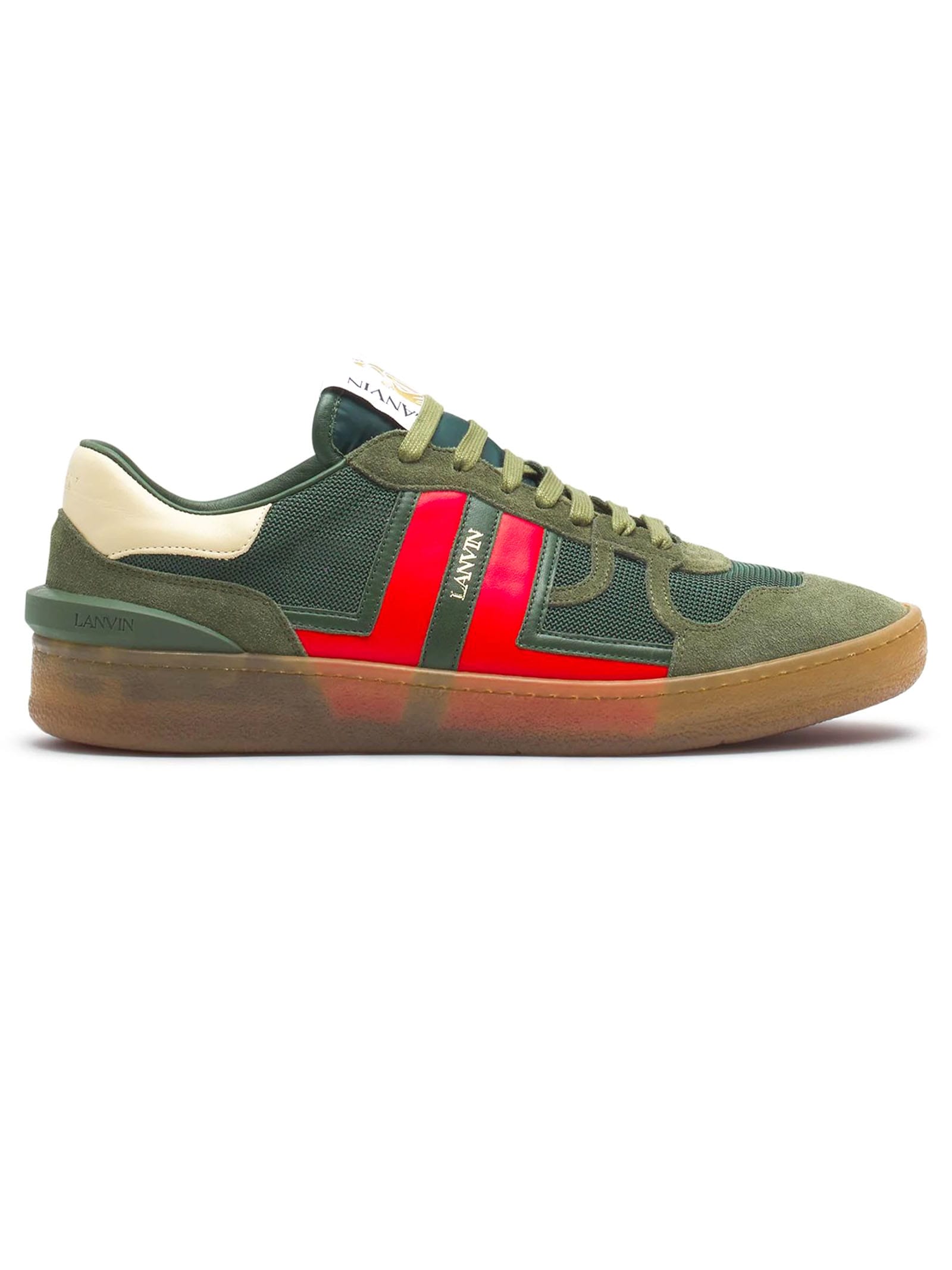 Shop Lanvin Sneakers Green