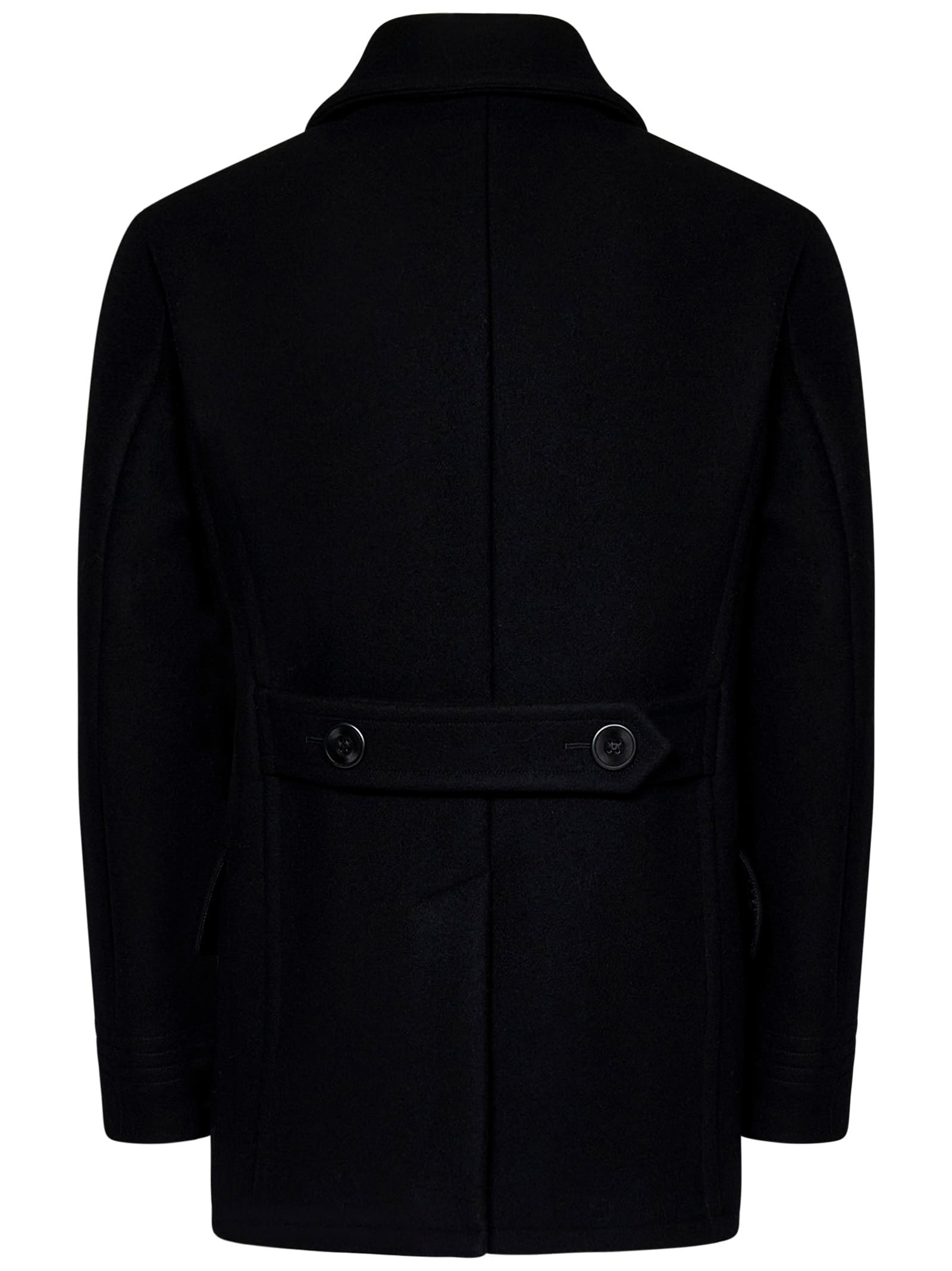 Shop Tom Ford Coat In Black