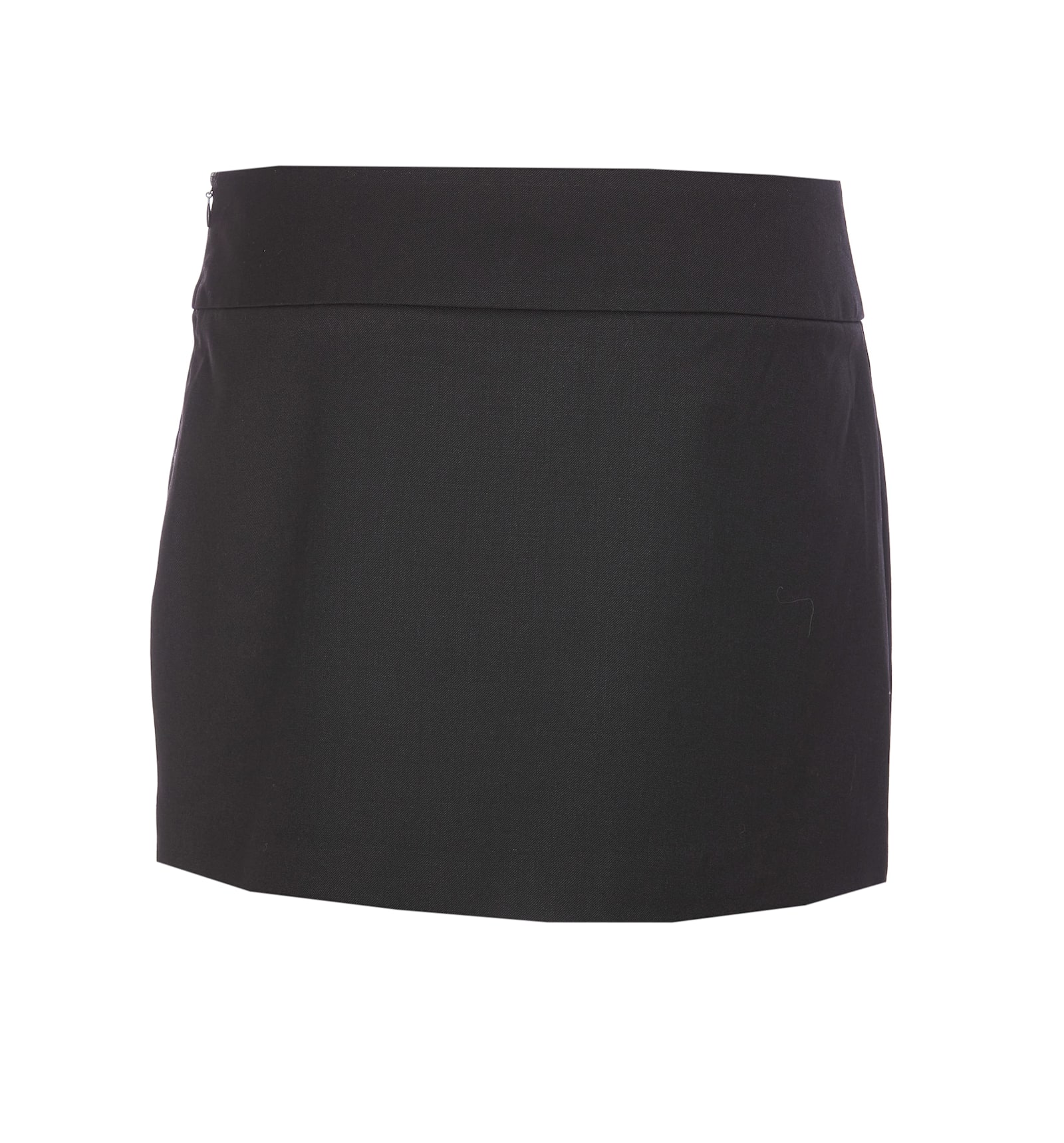 Diesel Black Stretch Polyester Blend O-dixy Mini Skirt In Black