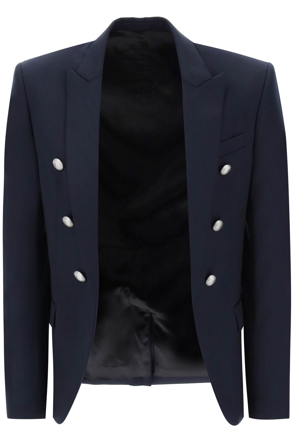 Balmain Wool Jacket With Ornamental Buttons