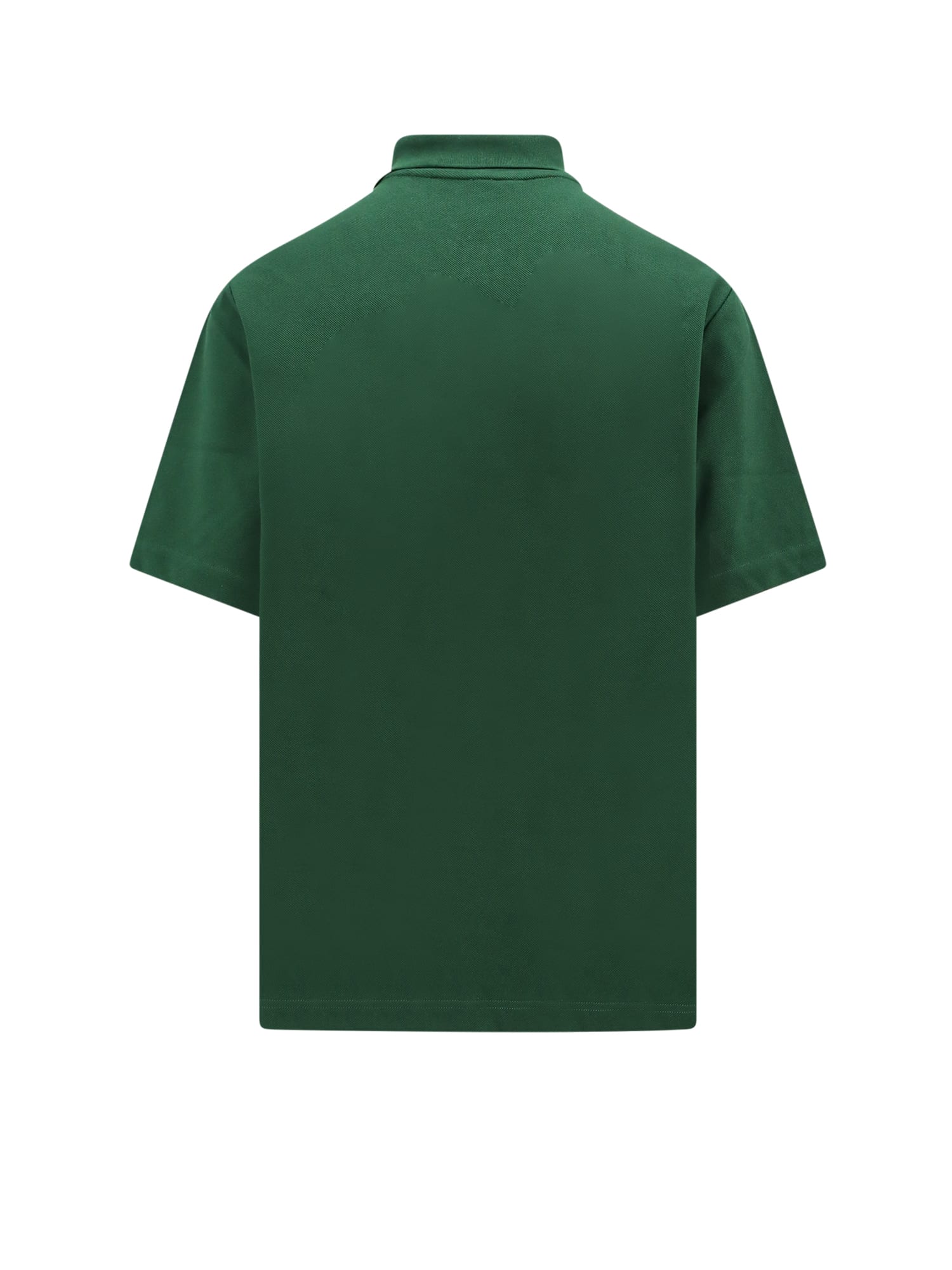 Shop Burberry Polo Shirt In Ivy