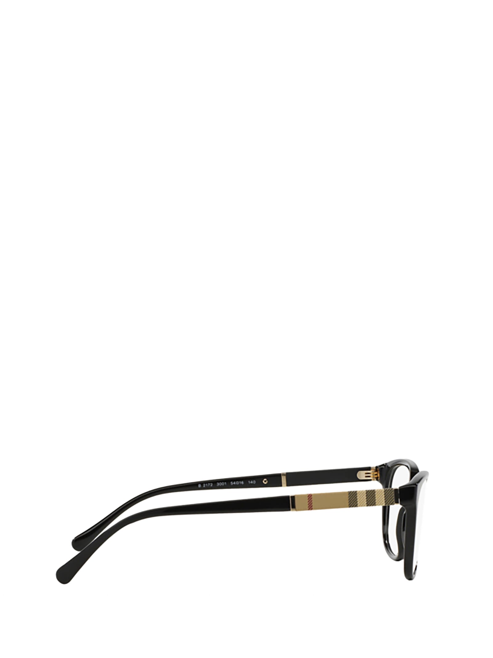 Shop Burberry Eyewear Be2172 Black Glasses