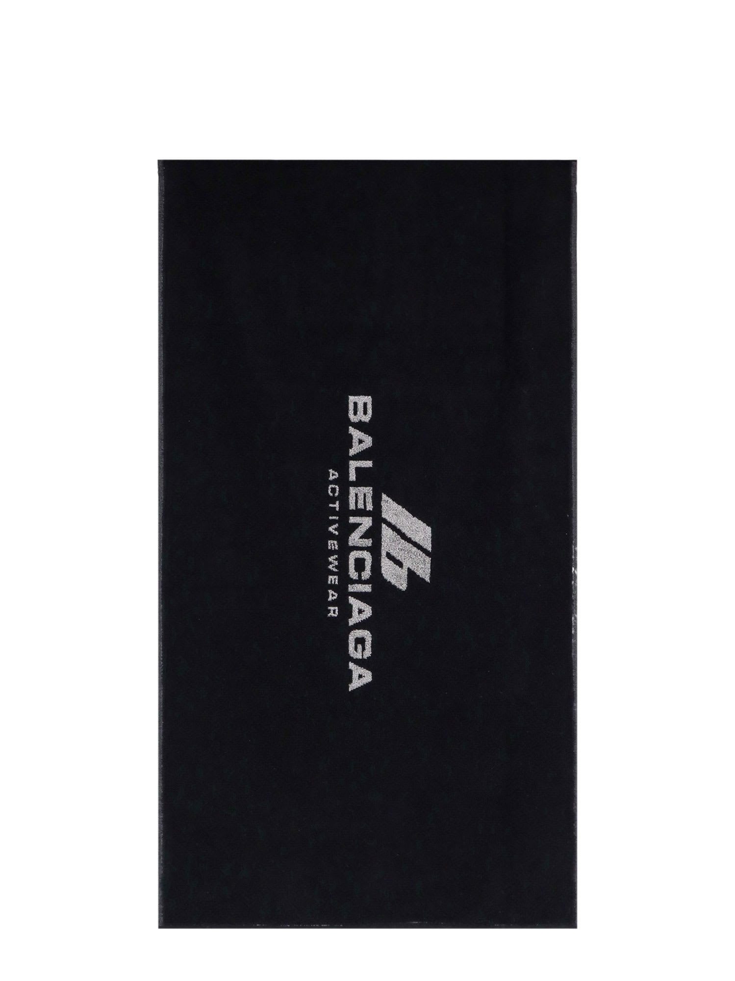 Shop Balenciaga Towel In Black