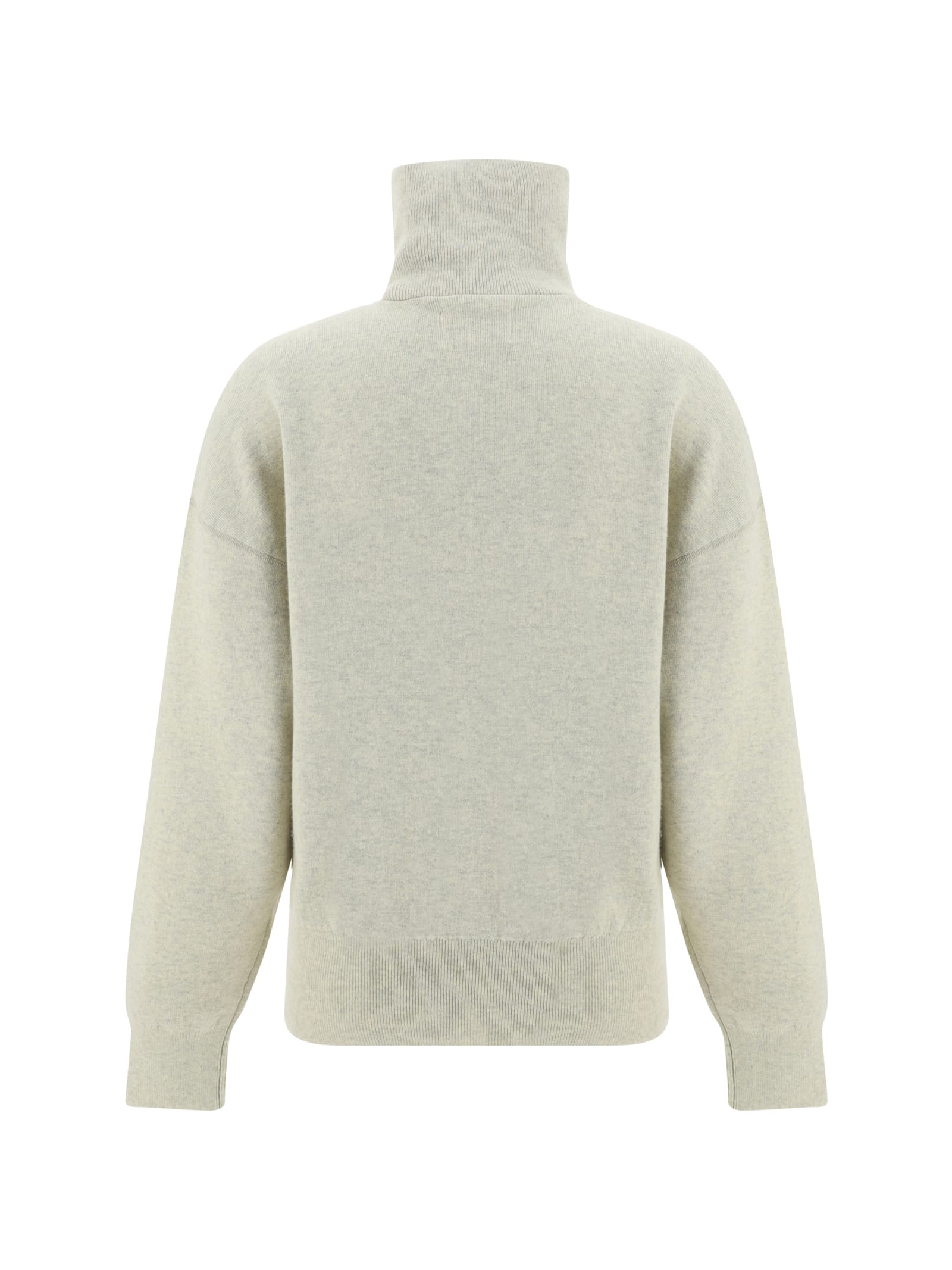 Shop Marant Etoile Azra Sweater In Light Grey