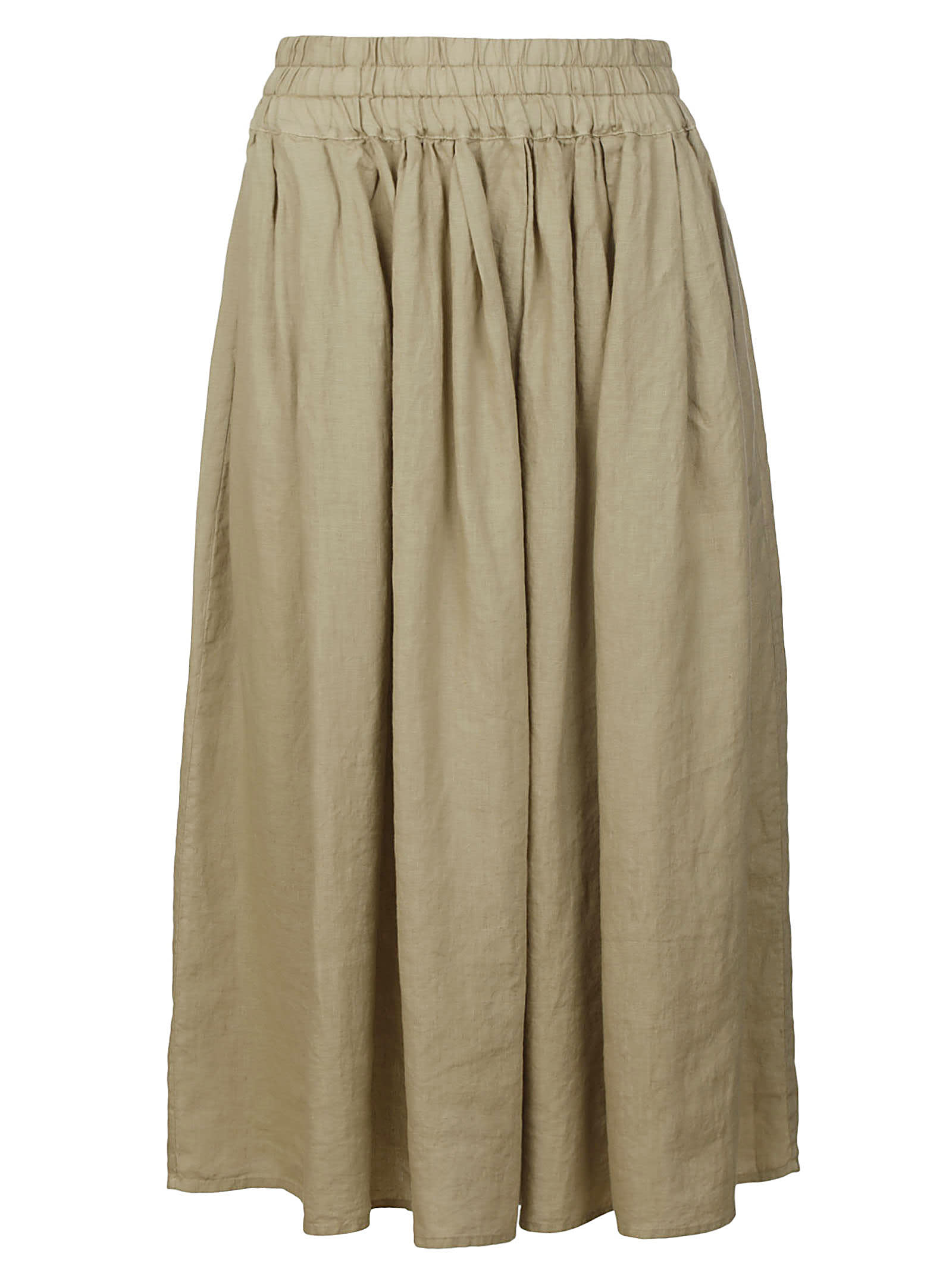 Aspesi Ribbed Waist Plain Skirt