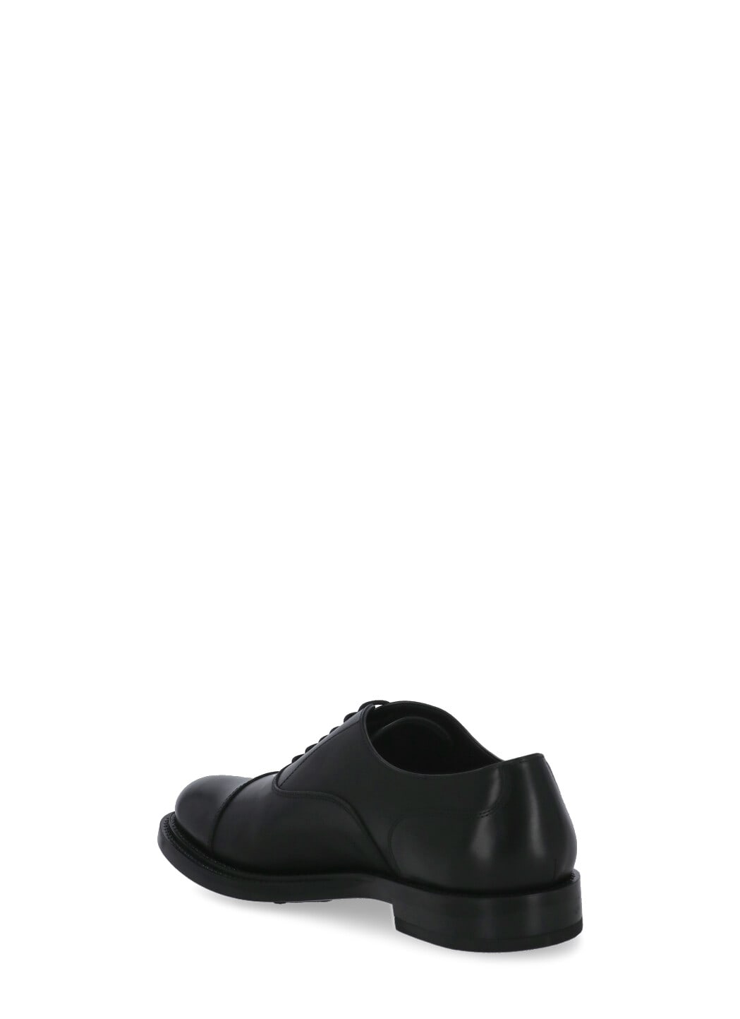 Shop Tod's Smooth Leather Lace-up In Black