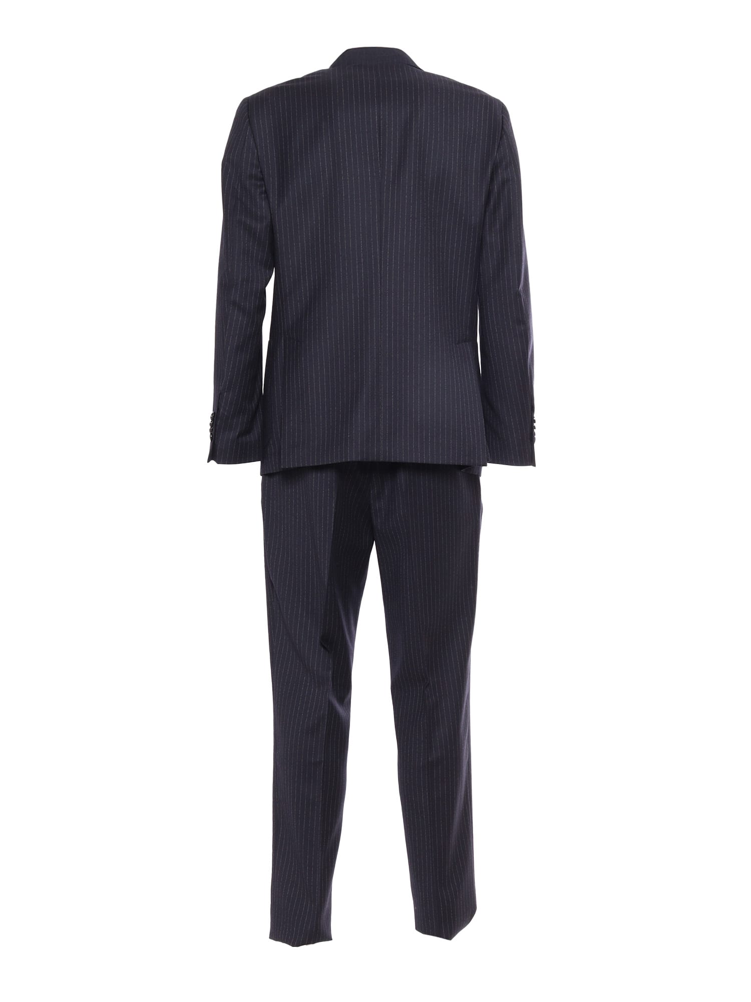 Shop Lardini Easy Wear Drop 7 Reg Man Suit In Multicolor