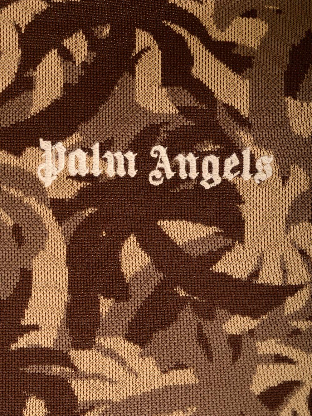 Shop Palm Angels Truck Camouflage Shirt In Brown