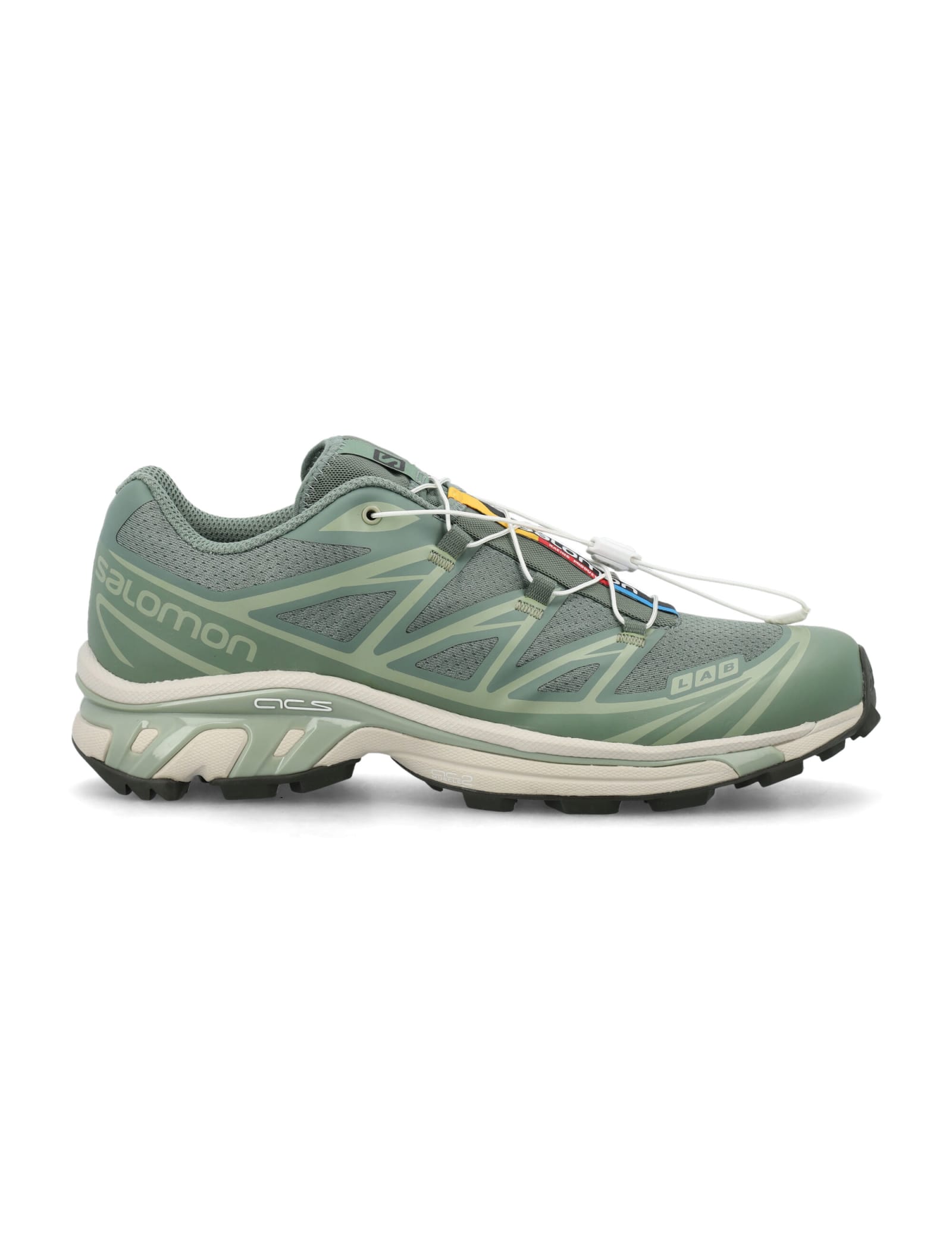 Salomon Xt-6 Sneakers In Laurel Wreath/lily Pad/desert Sage