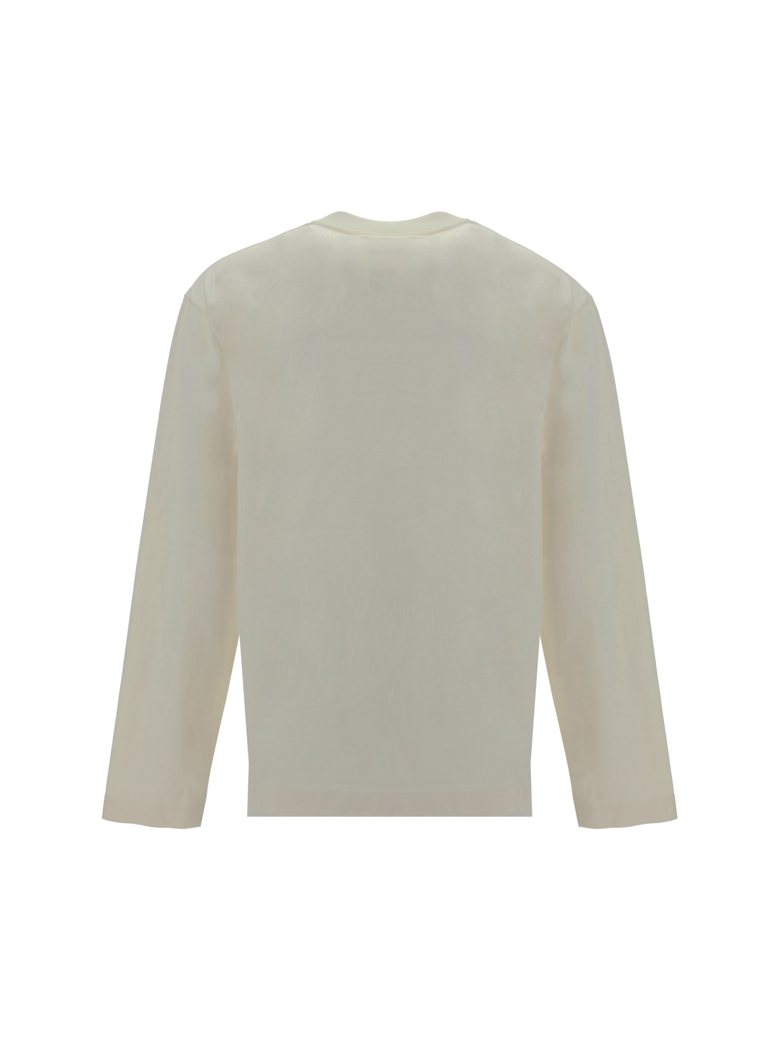 Shop Jil Sander Long Sleeve Jersey In Porcelain