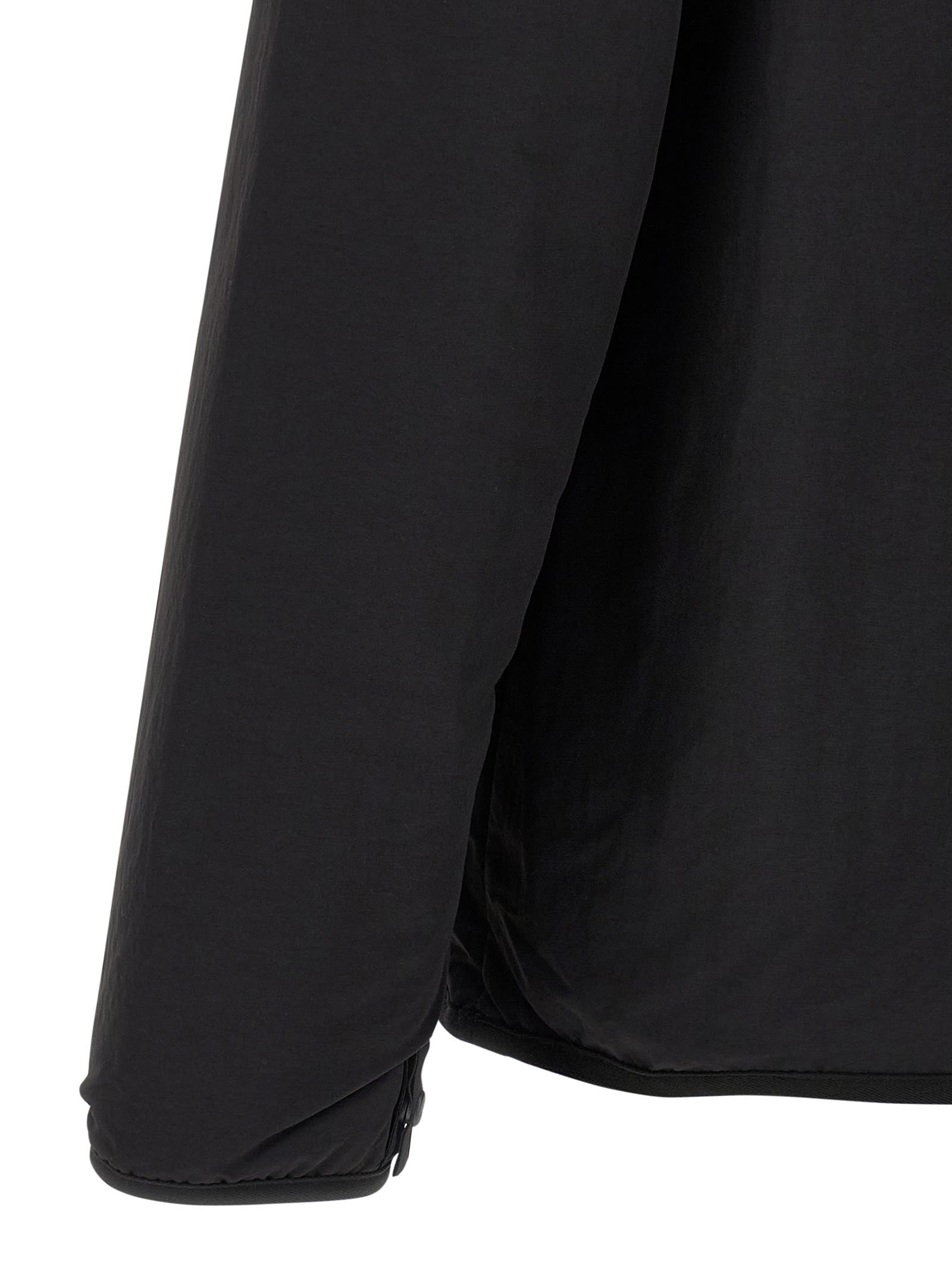 The North Face Lightweight Quilted Long Sleeve Jacket In Black