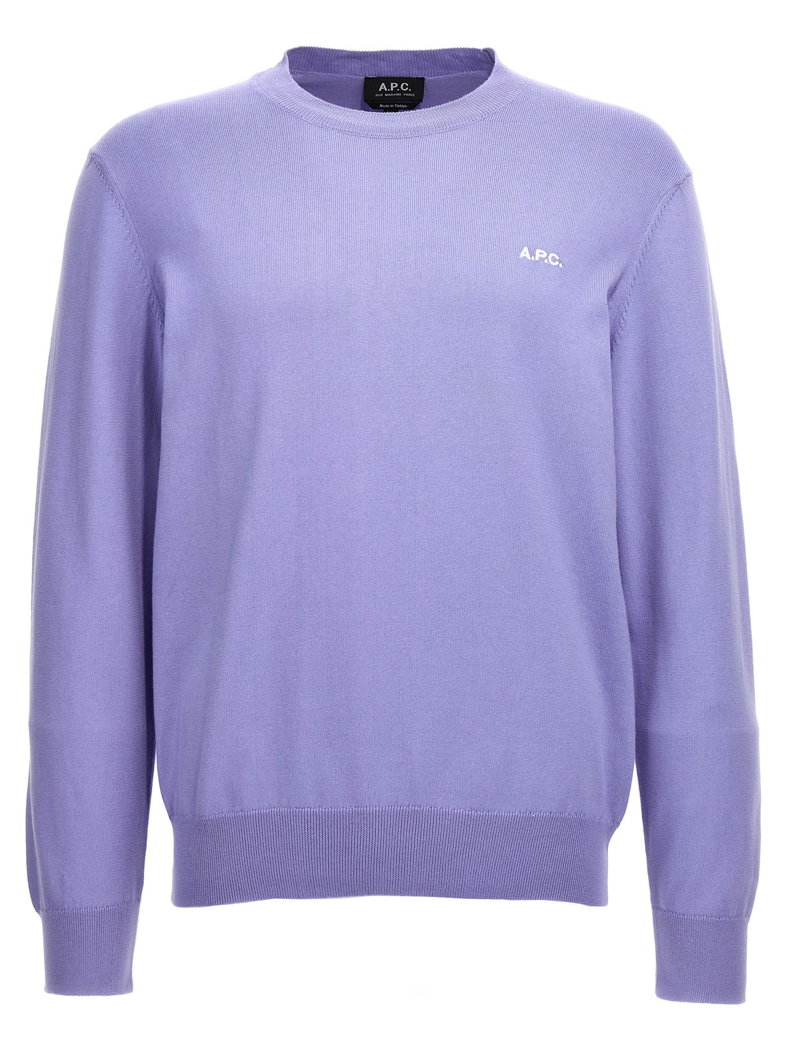 Shop Apc Melville Sweater In Purple