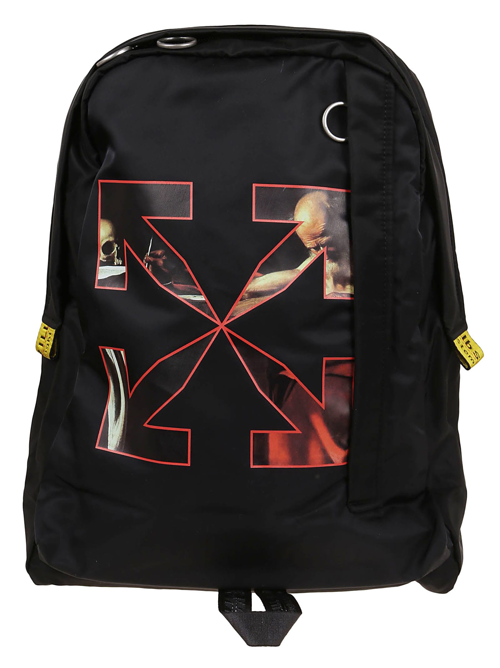 Off-White Caravaggio Easy Backpack Black Red