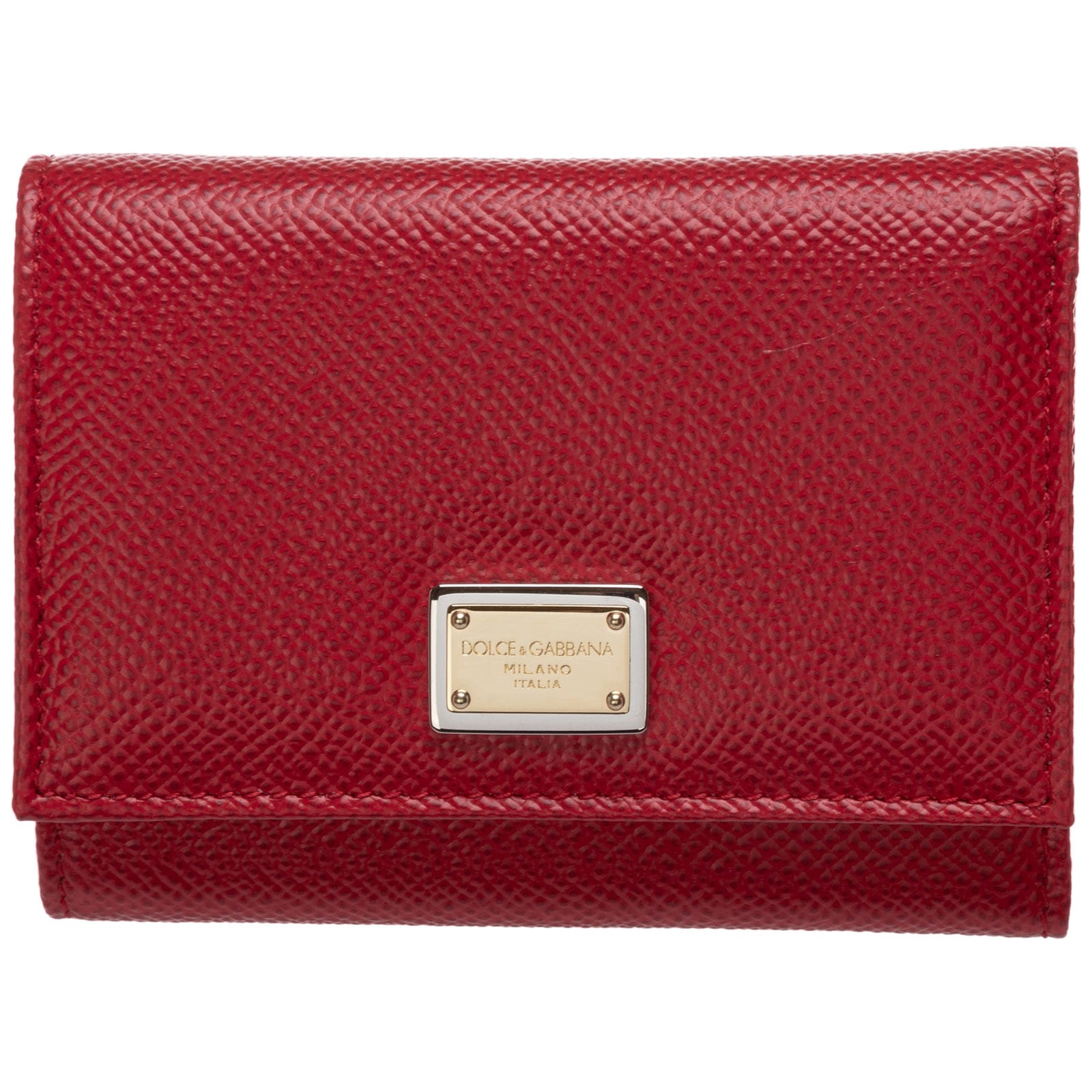 Dolce & Gabbana St. Dauphine Wallet In Red