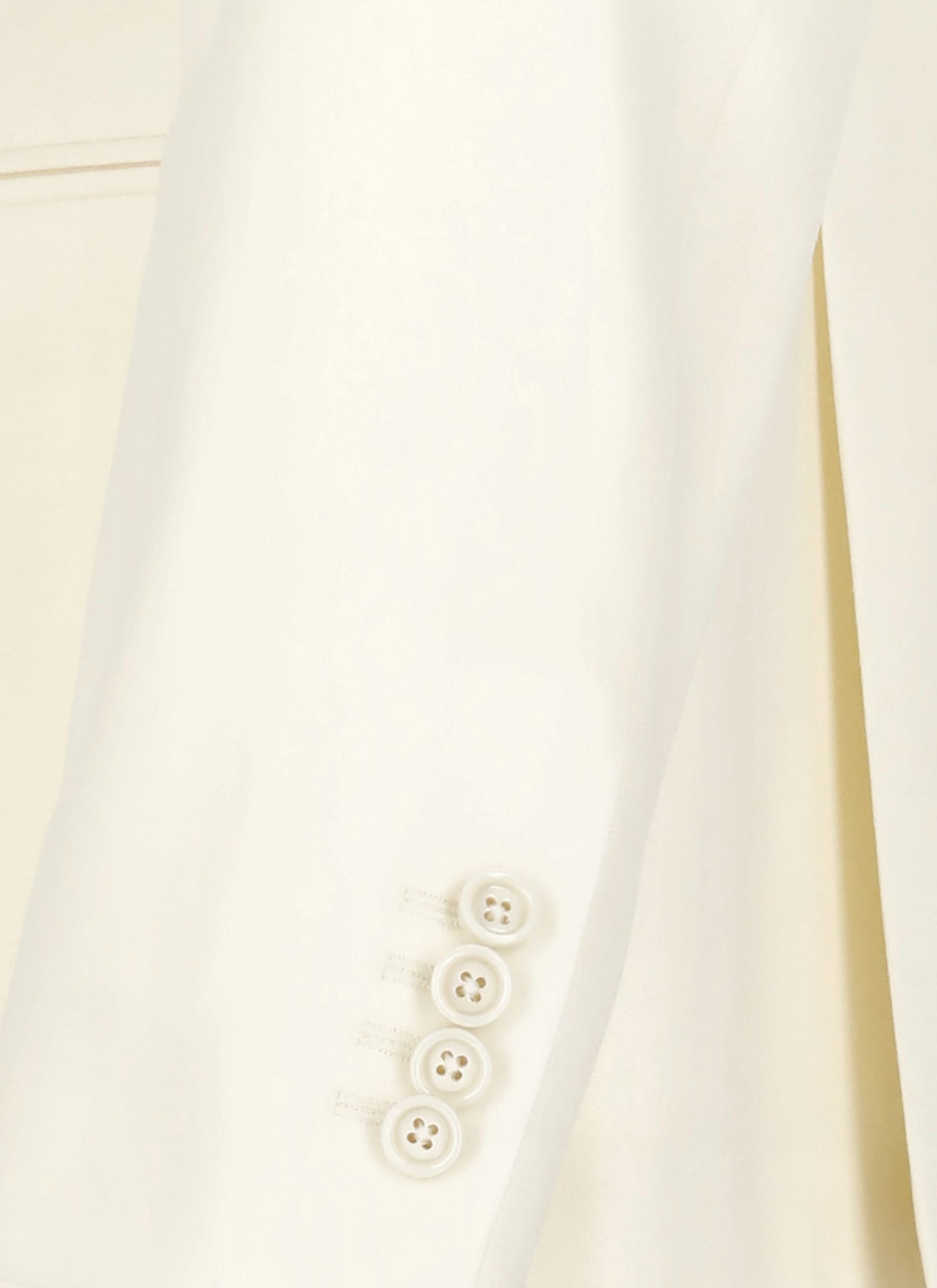 Lardini Wool Shawl Neck Jacket In Ivory
