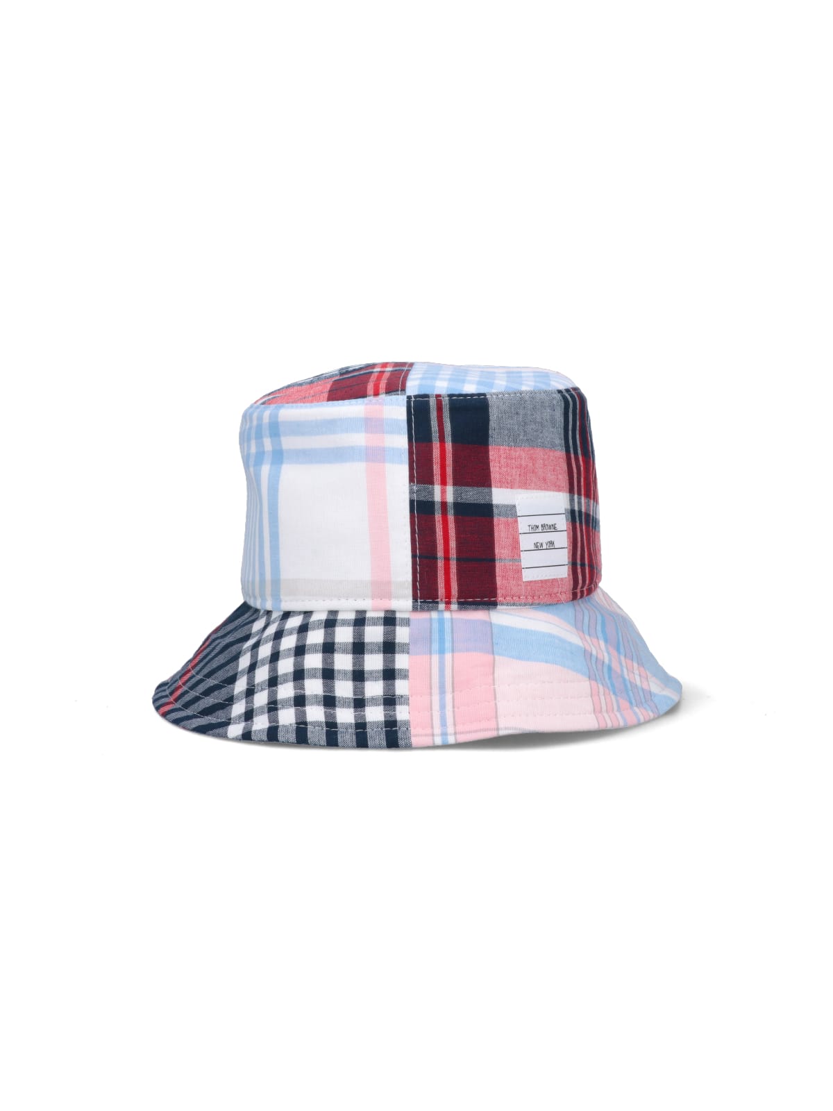 Shop Thom Browne Hat Bucket Patchwork In Multicolor