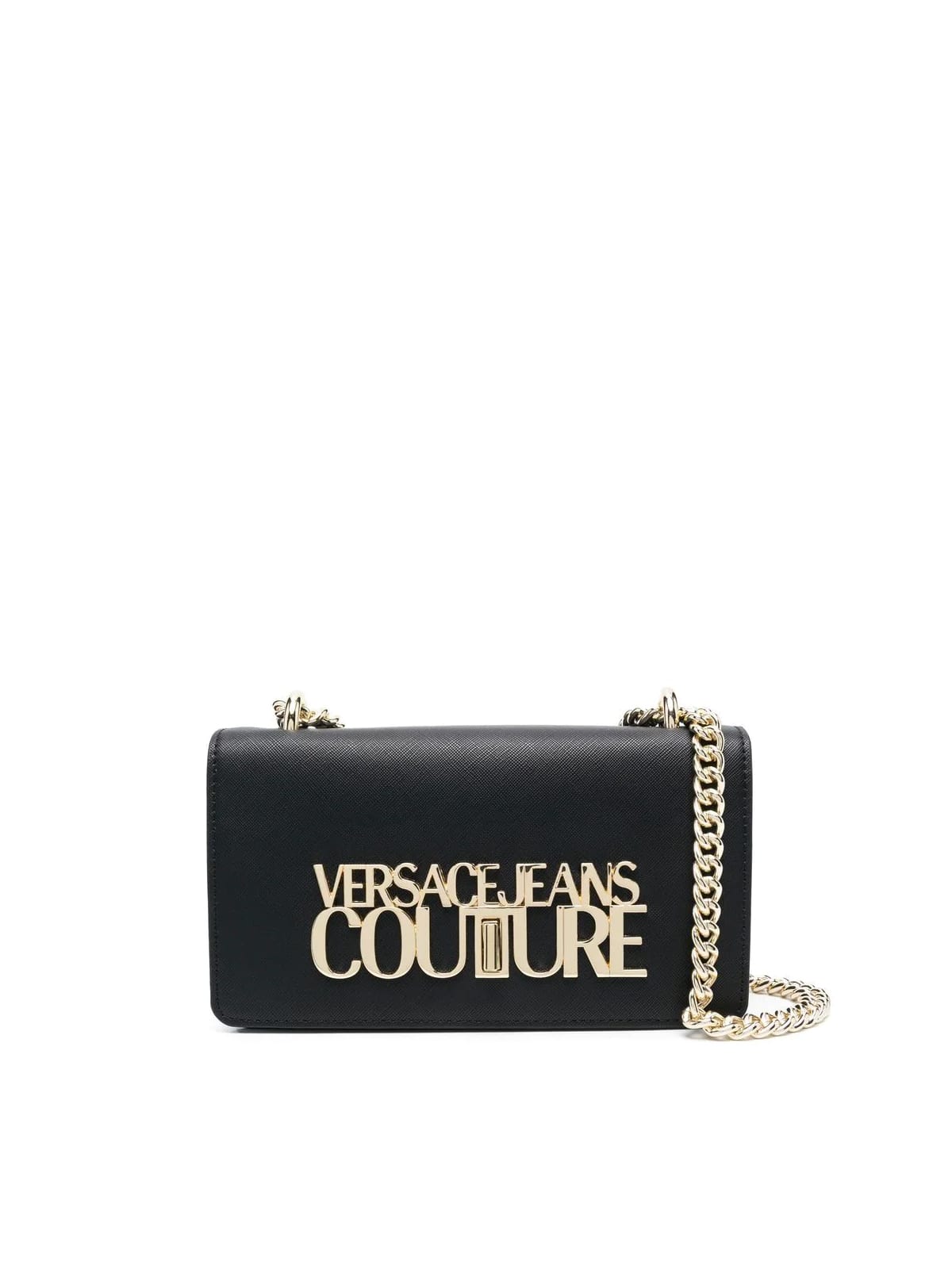 Versace Black/Yellow Canvas Logo Crossbody Bag – Lux Second Chance