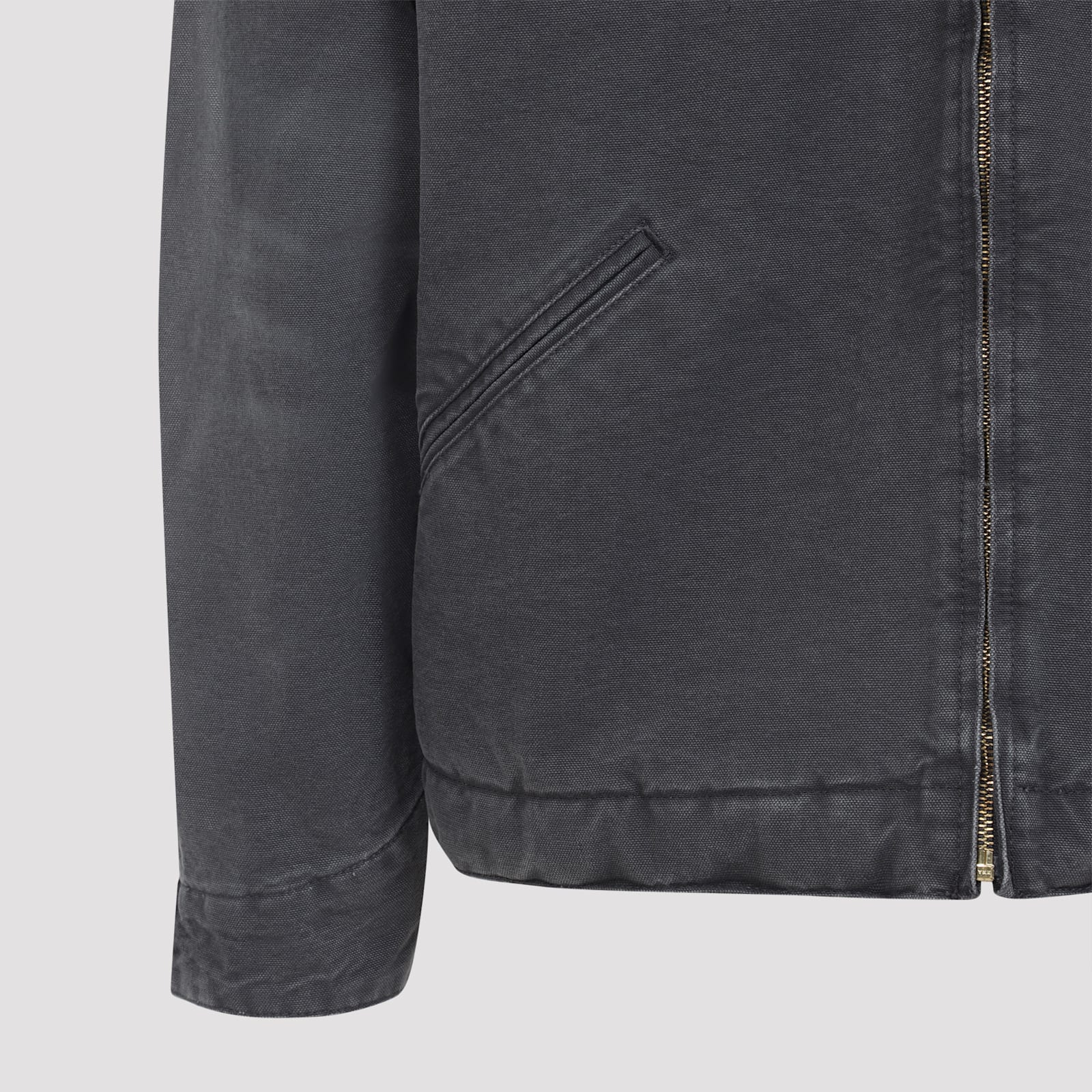 Carhartt Detroit Utility Jacket Front Pocket In Gray