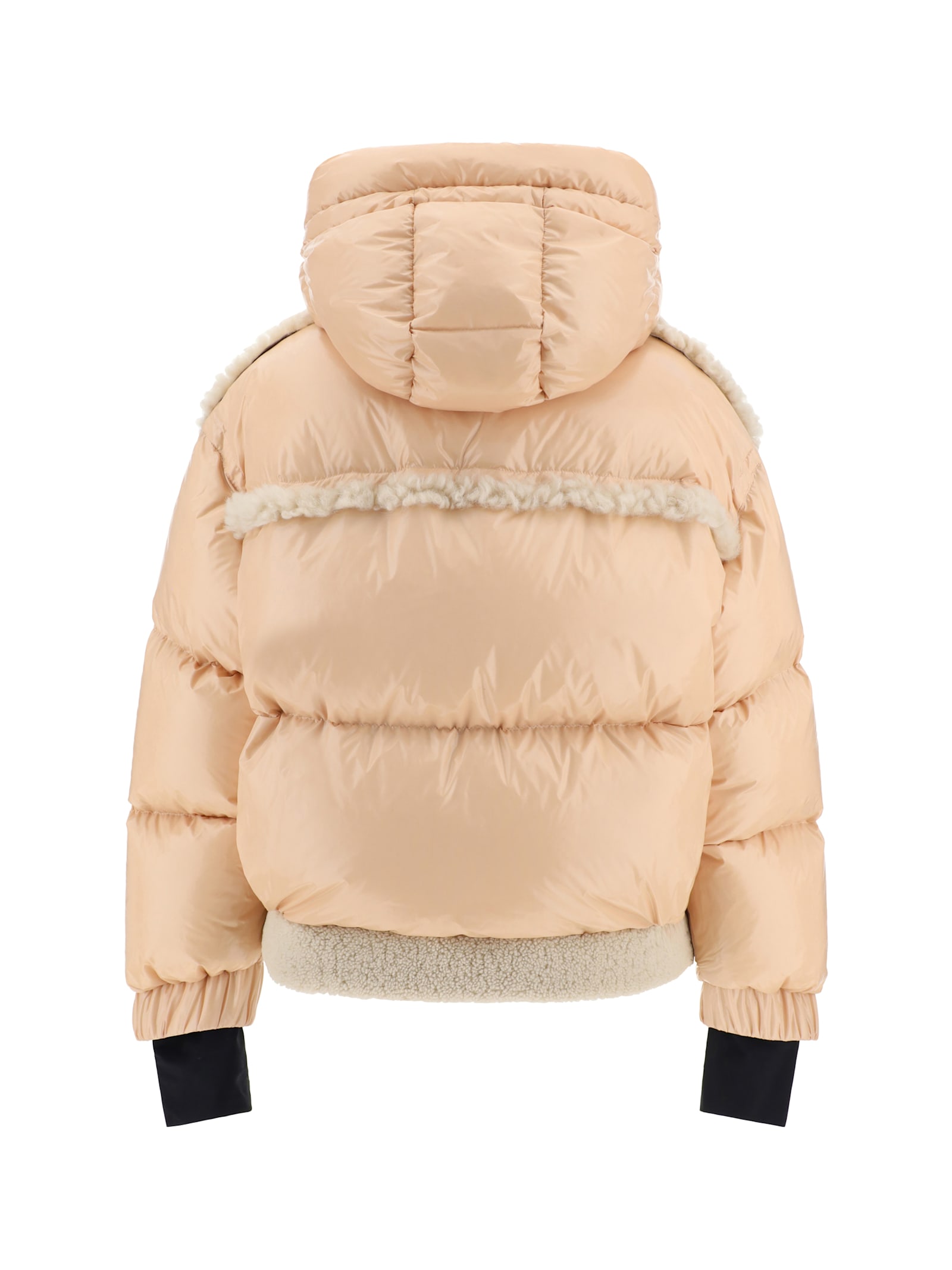 Shop Moncler Eibsee Down Jacket In Pastel Pink