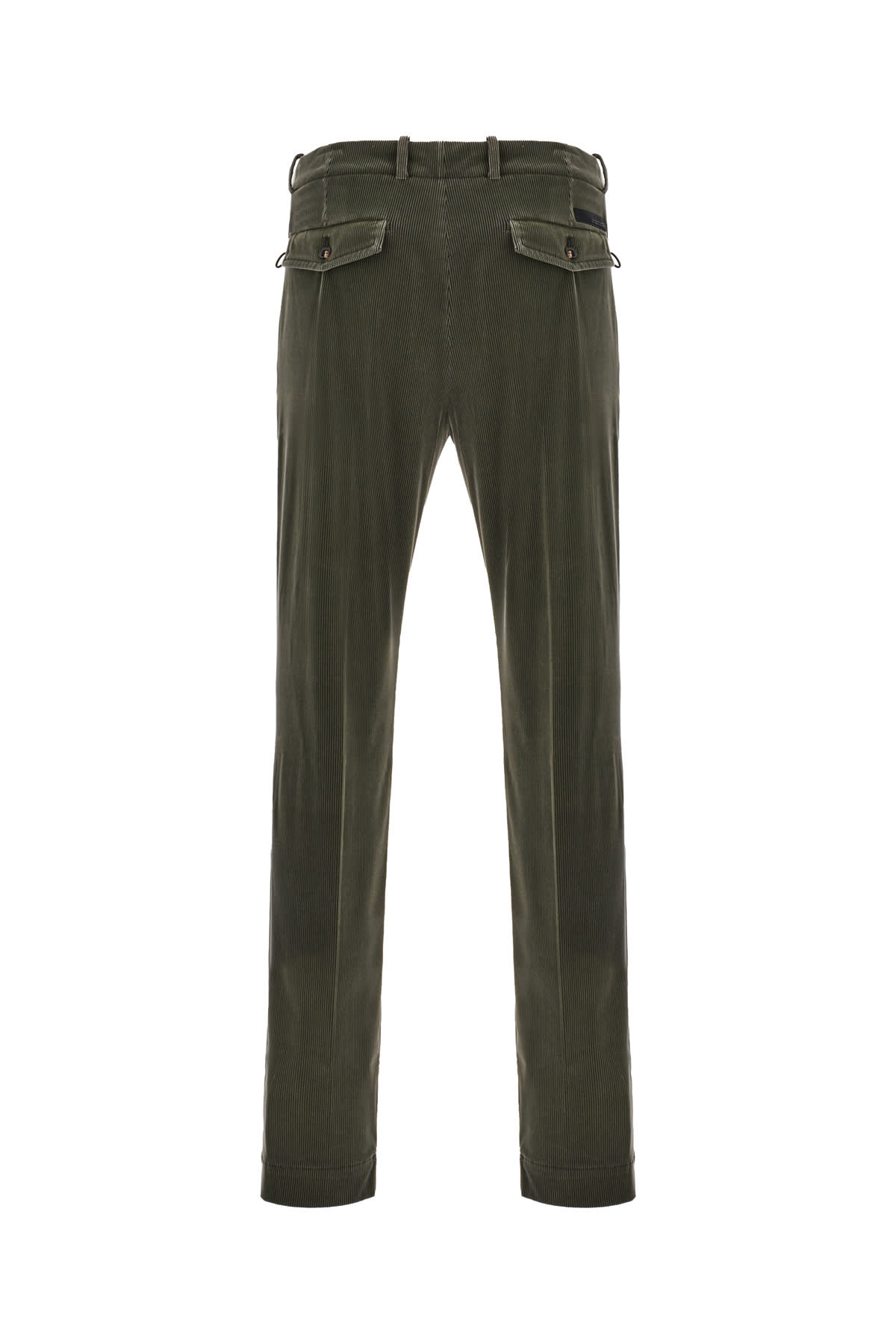 Rrd - Roberto Ricci Design Khaki Green Corduroy Chino Pants In Green