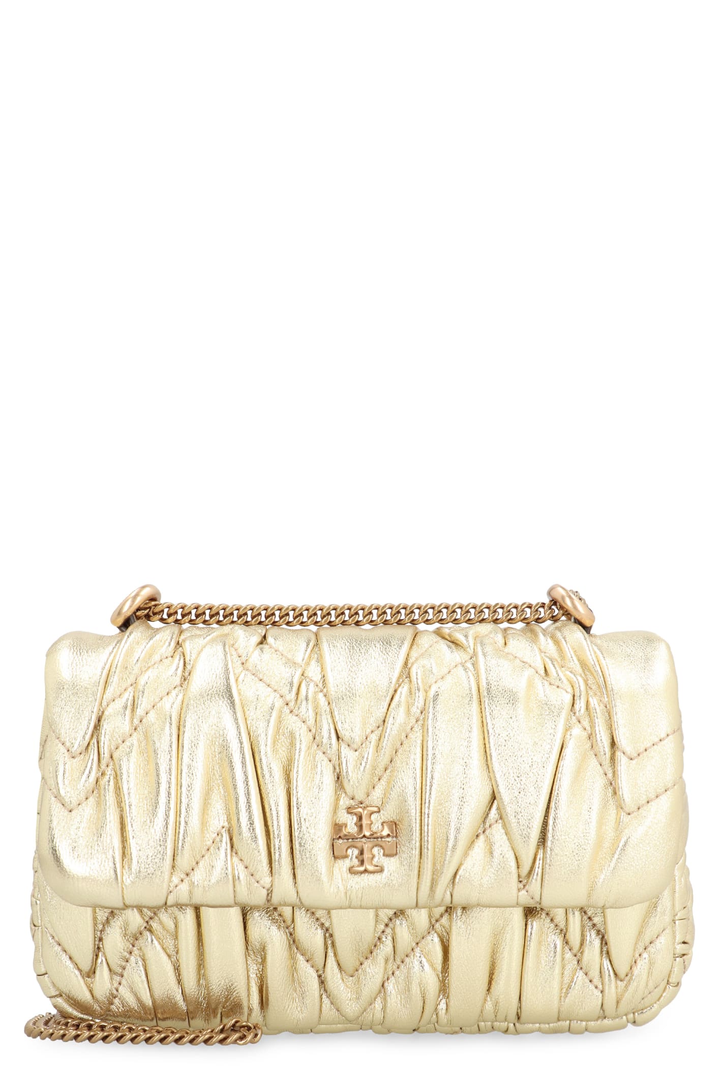 Shop Tory Burch Kira Leather Mini Crossbody Bag