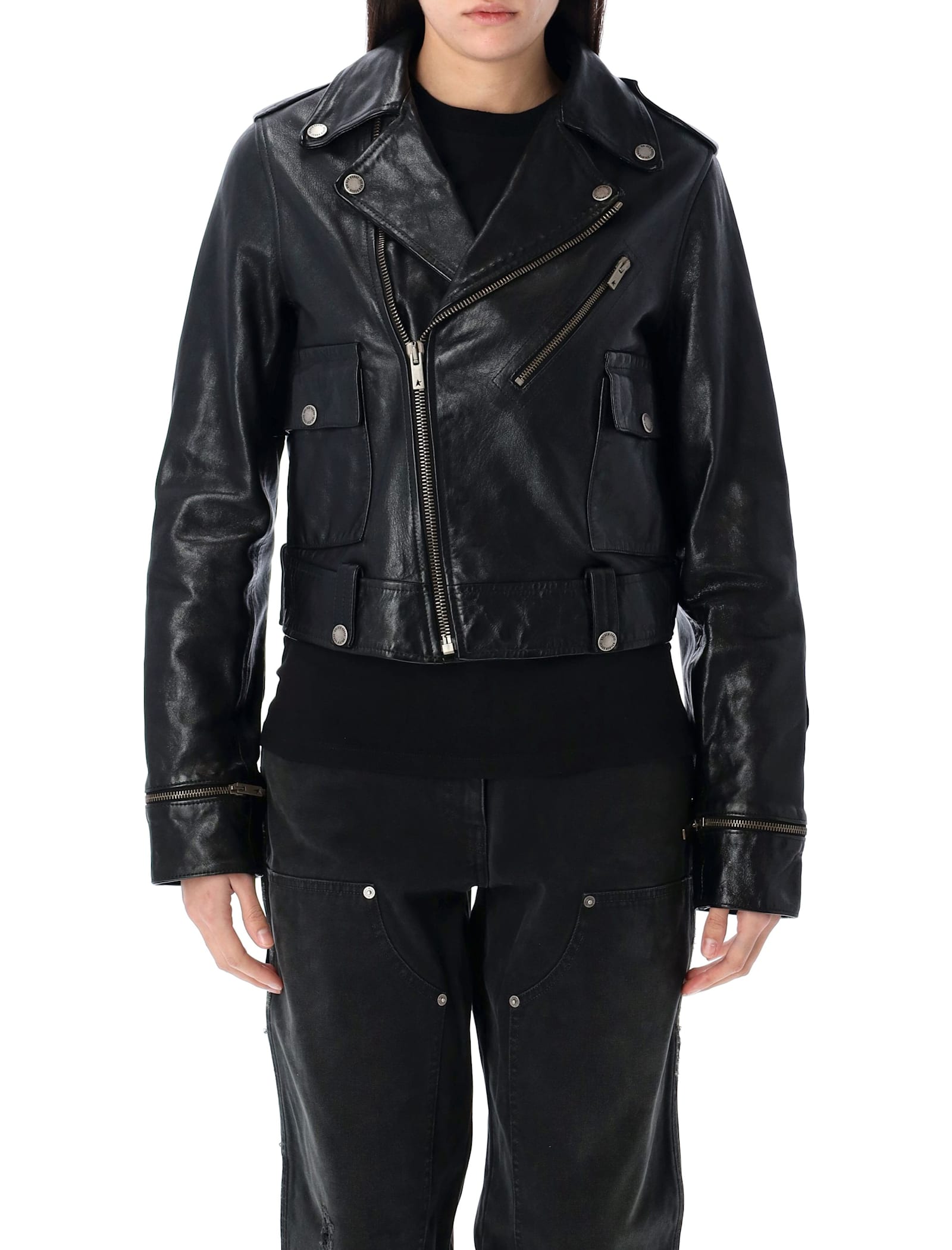 Nevada Leather Biker Jacket