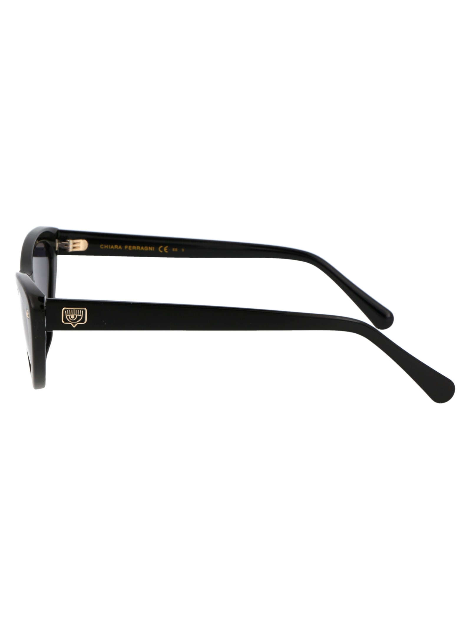 Shop Chiara Ferragni Cf 7006/s Sunglasses In 807ir Black