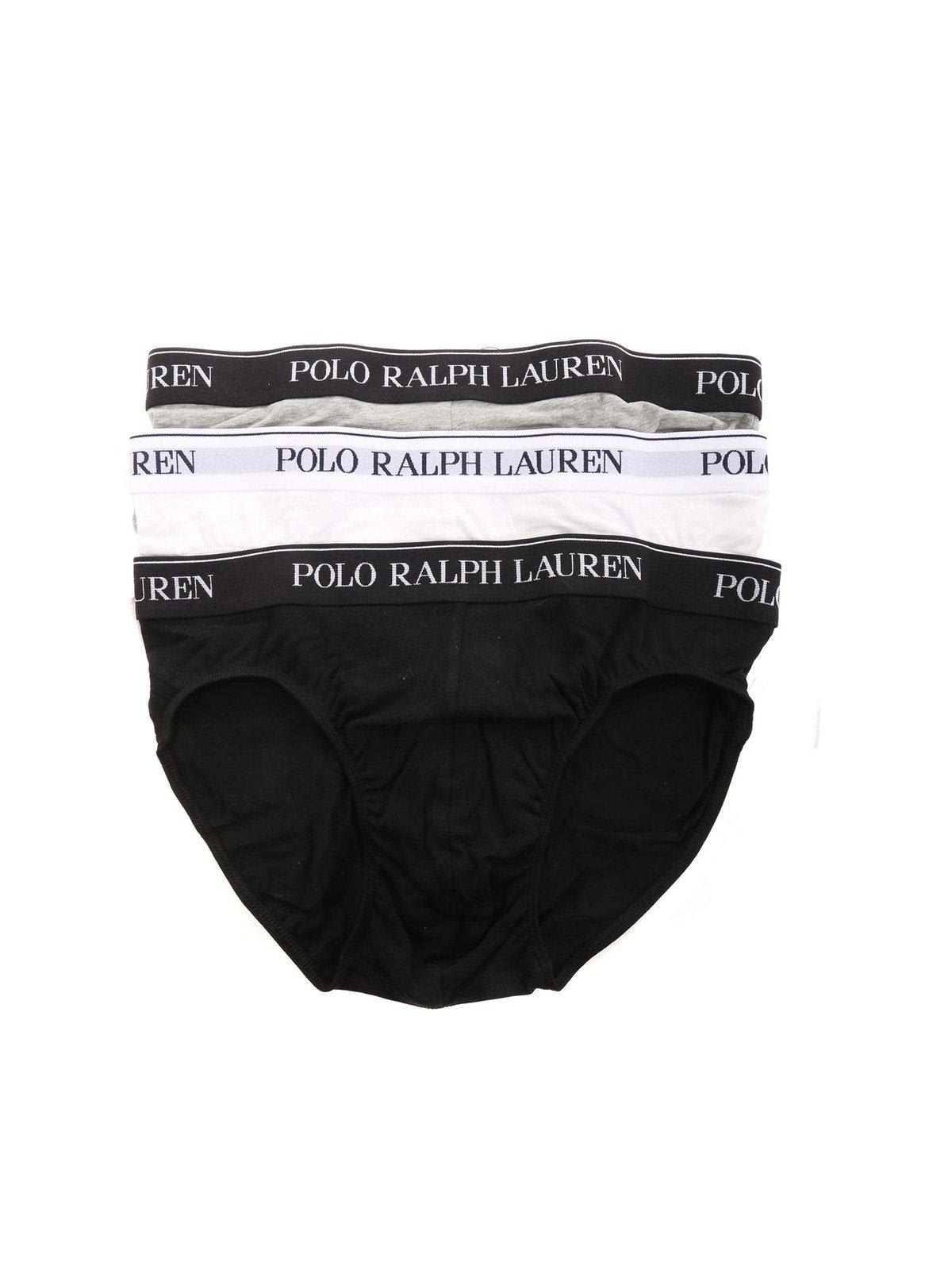 Polo Ralph Lauren Logo Band Three-pack Briefs