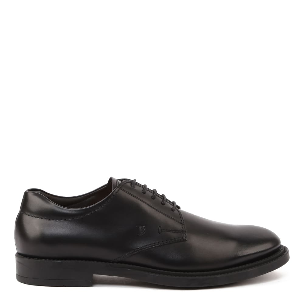Tods Leather Lace-up Shoes With Embossed Logo