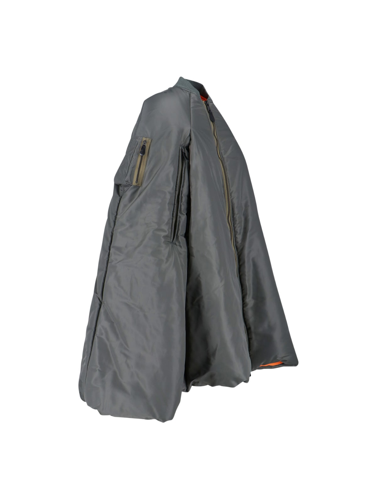 Junya Watanabe Maxi Cape In Gray