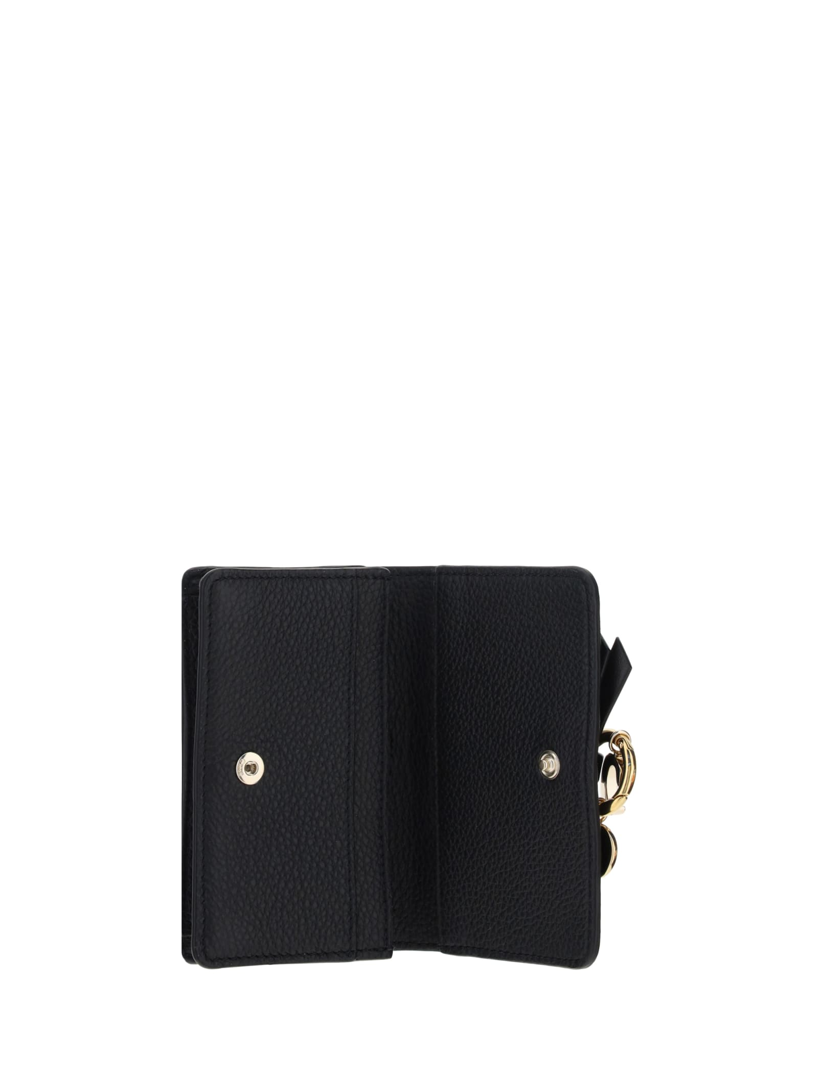 Chloé Alphabet Wallet In Black