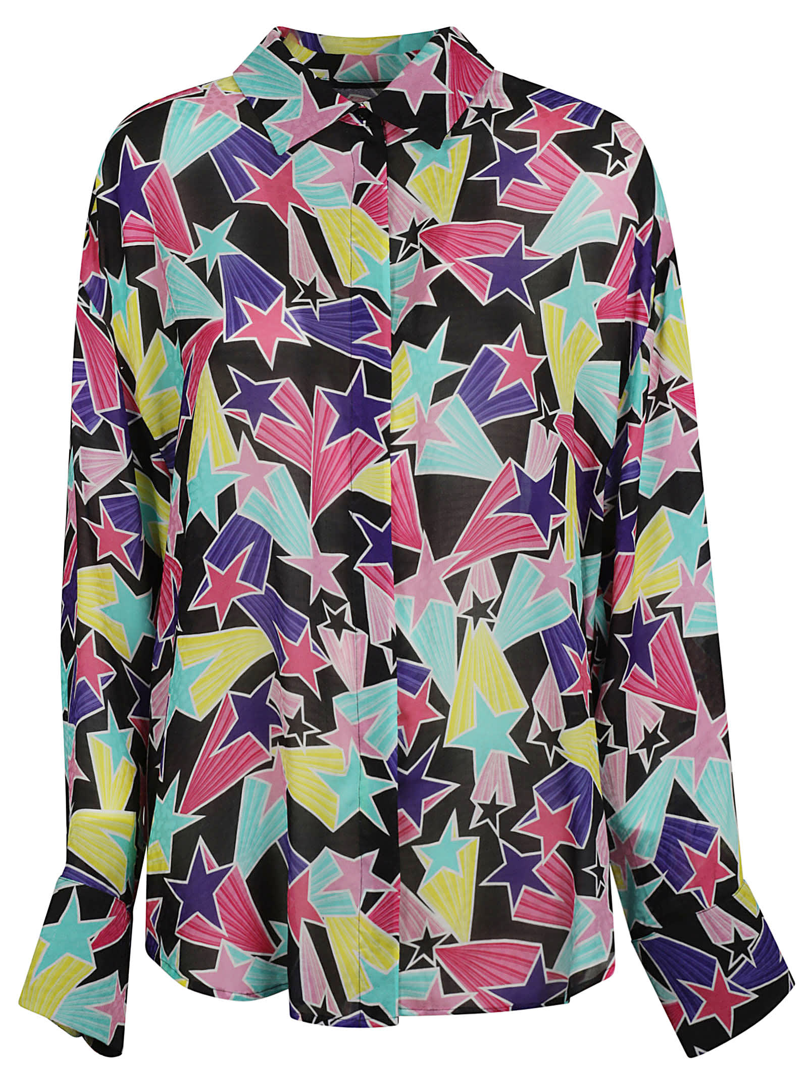 MSGM All-over Star Printed Shirt