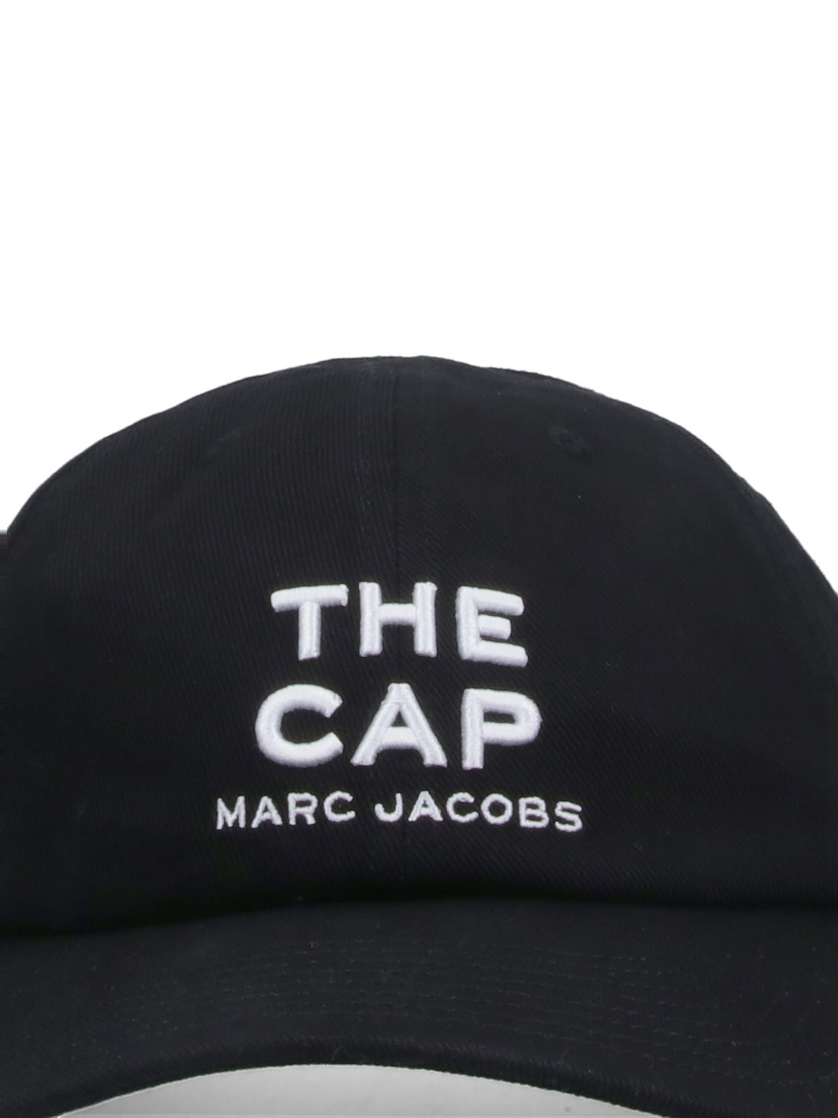 Marc Jacobs Women Logo Cotton Baseball Cap In Black