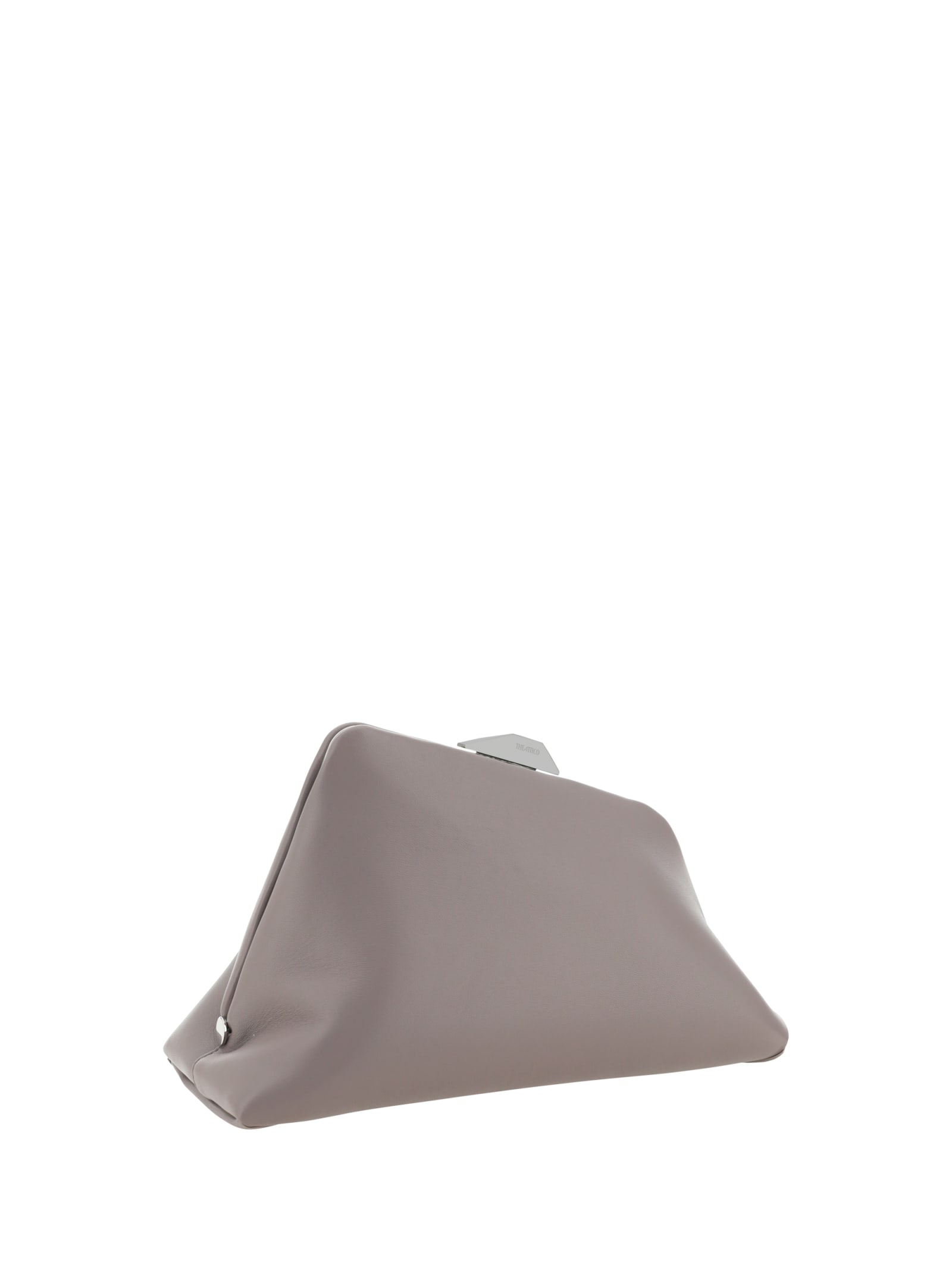 Shop Attico Day Off Shoulder Pouch Bag In Mud
